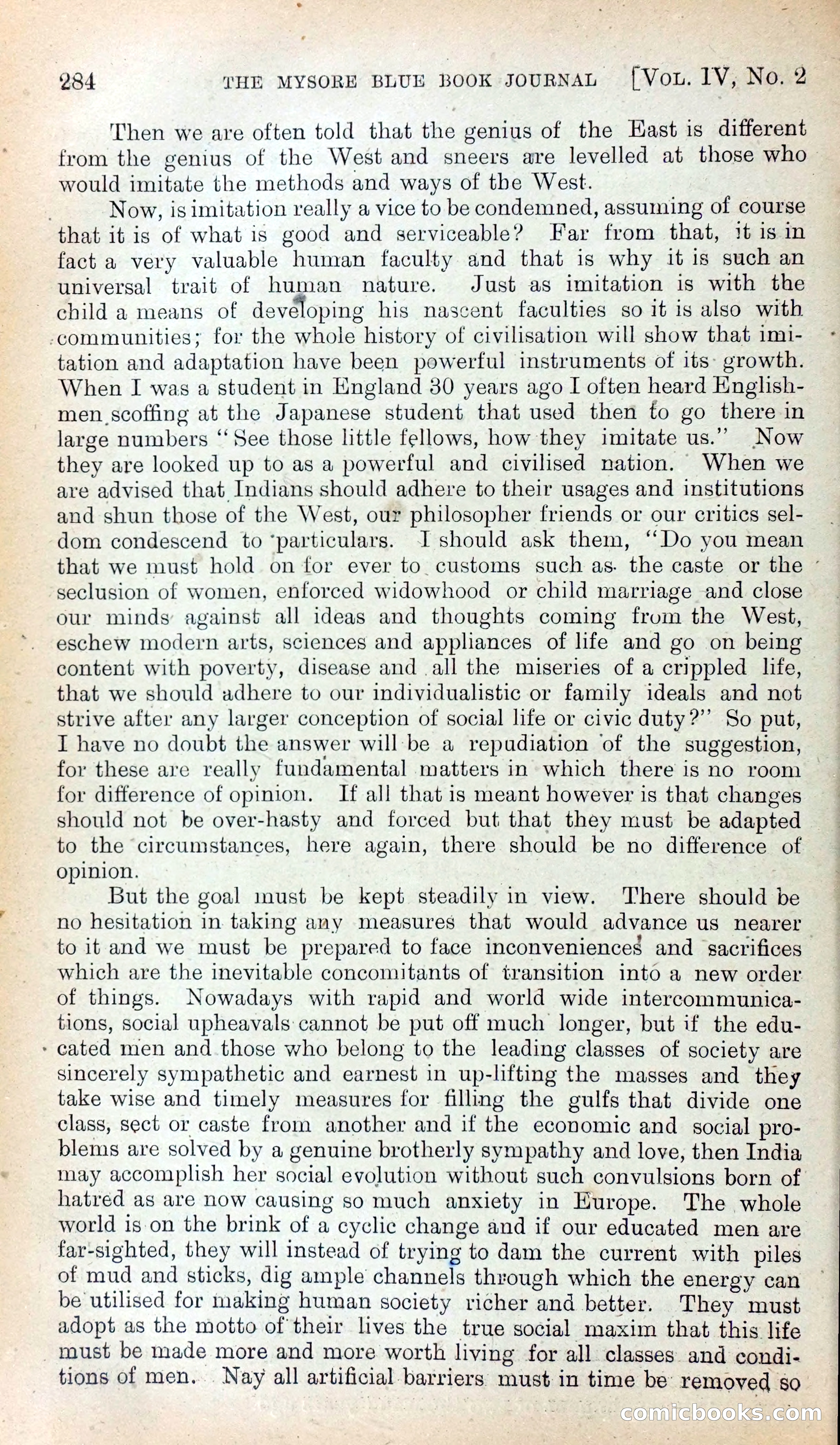 Mysore Blue Book Journal, Vol. IV — page 293 of 395