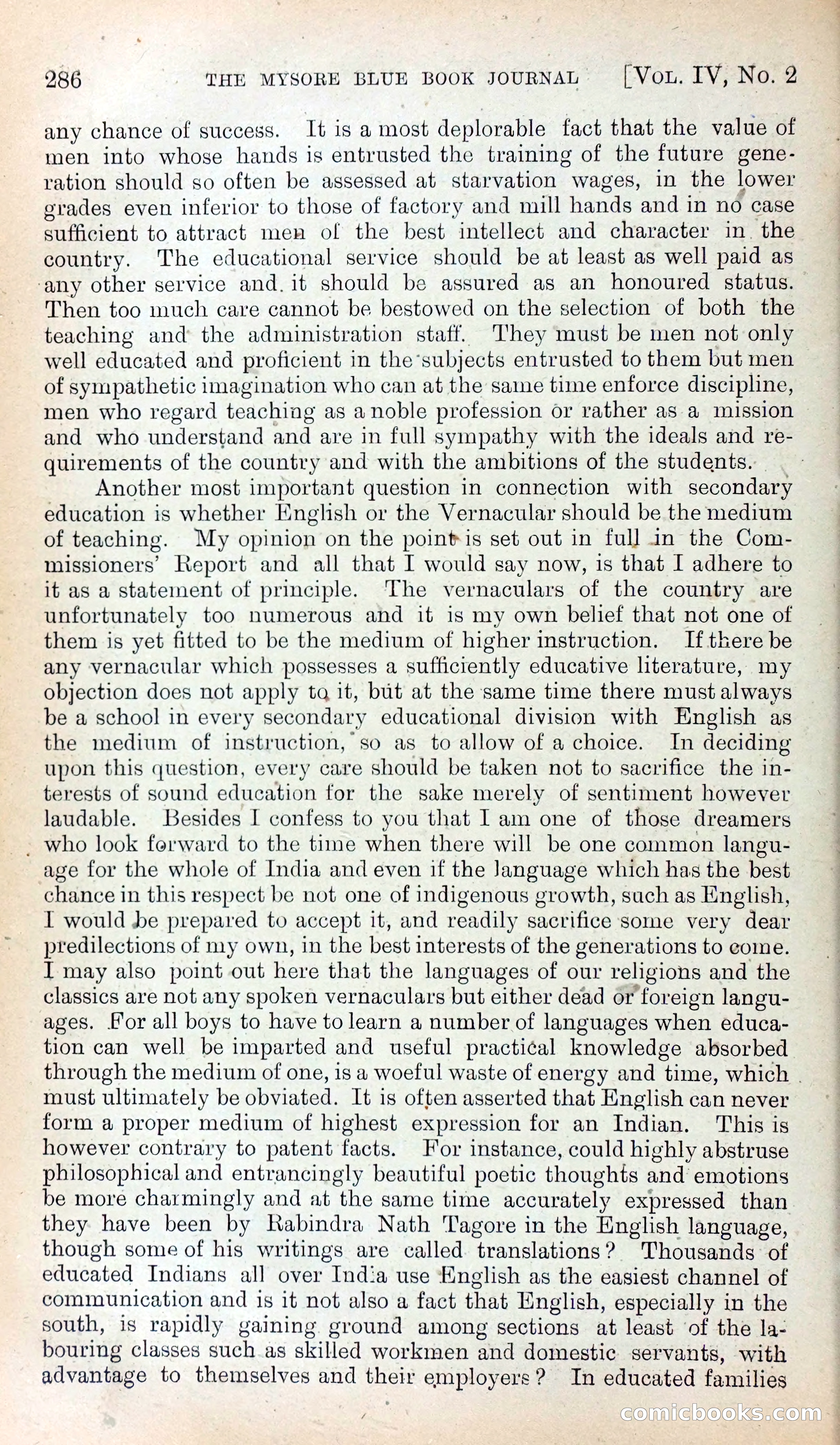 Mysore Blue Book Journal, Vol. IV — page 295 of 395