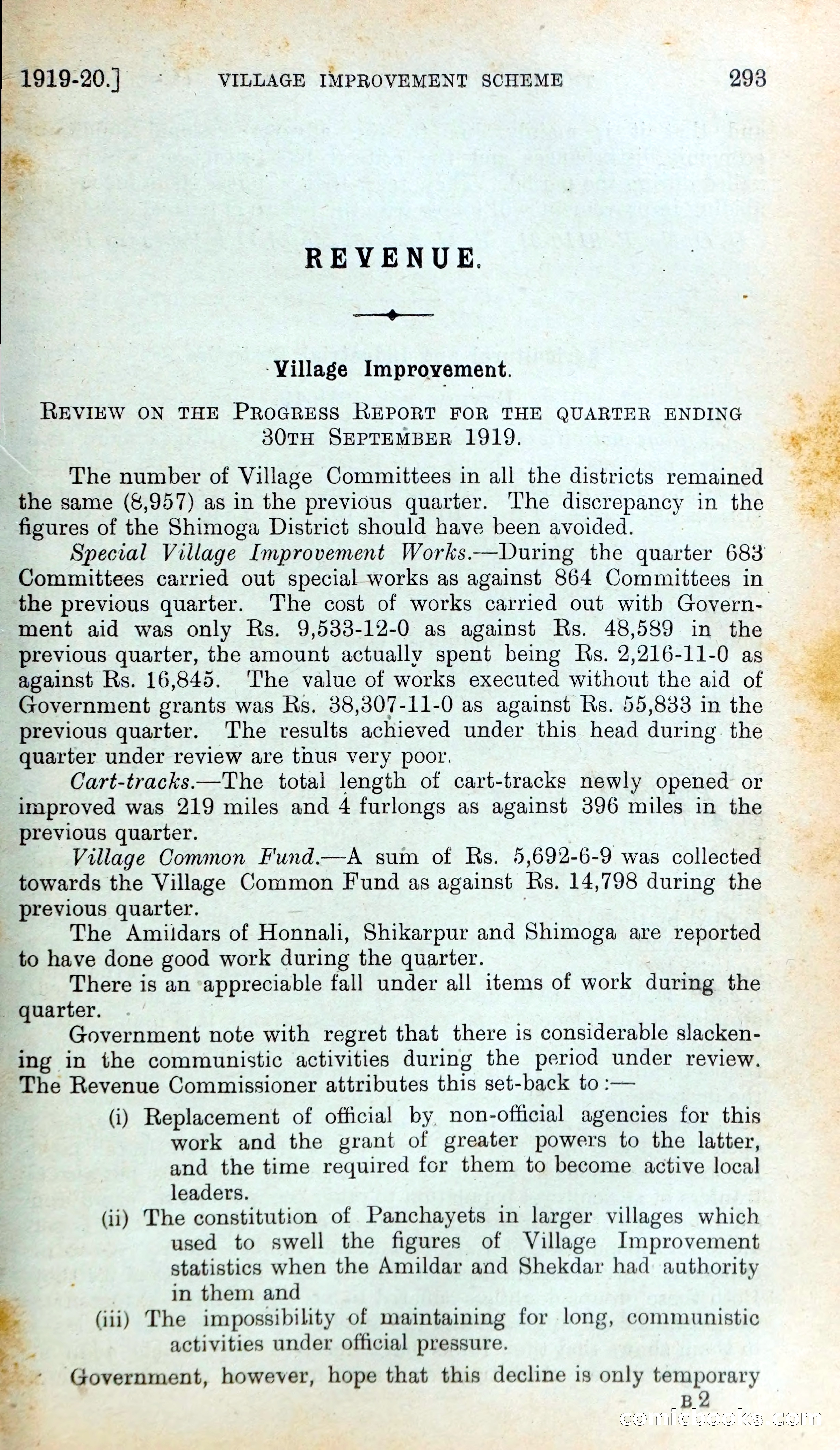 Mysore Blue Book Journal, Vol. IV — page 302 of 395