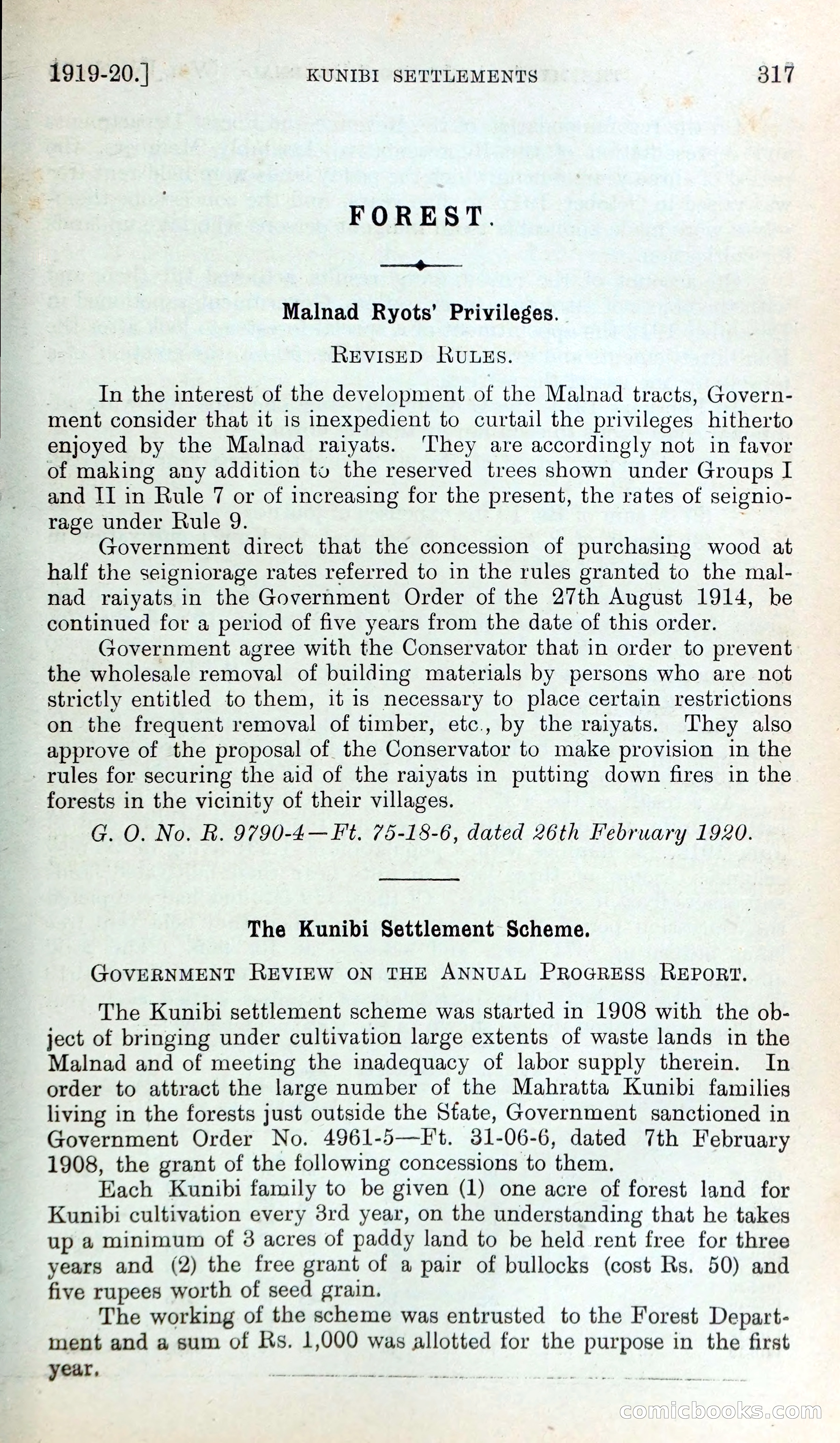 Mysore Blue Book Journal, Vol. IV — page 326 of 395