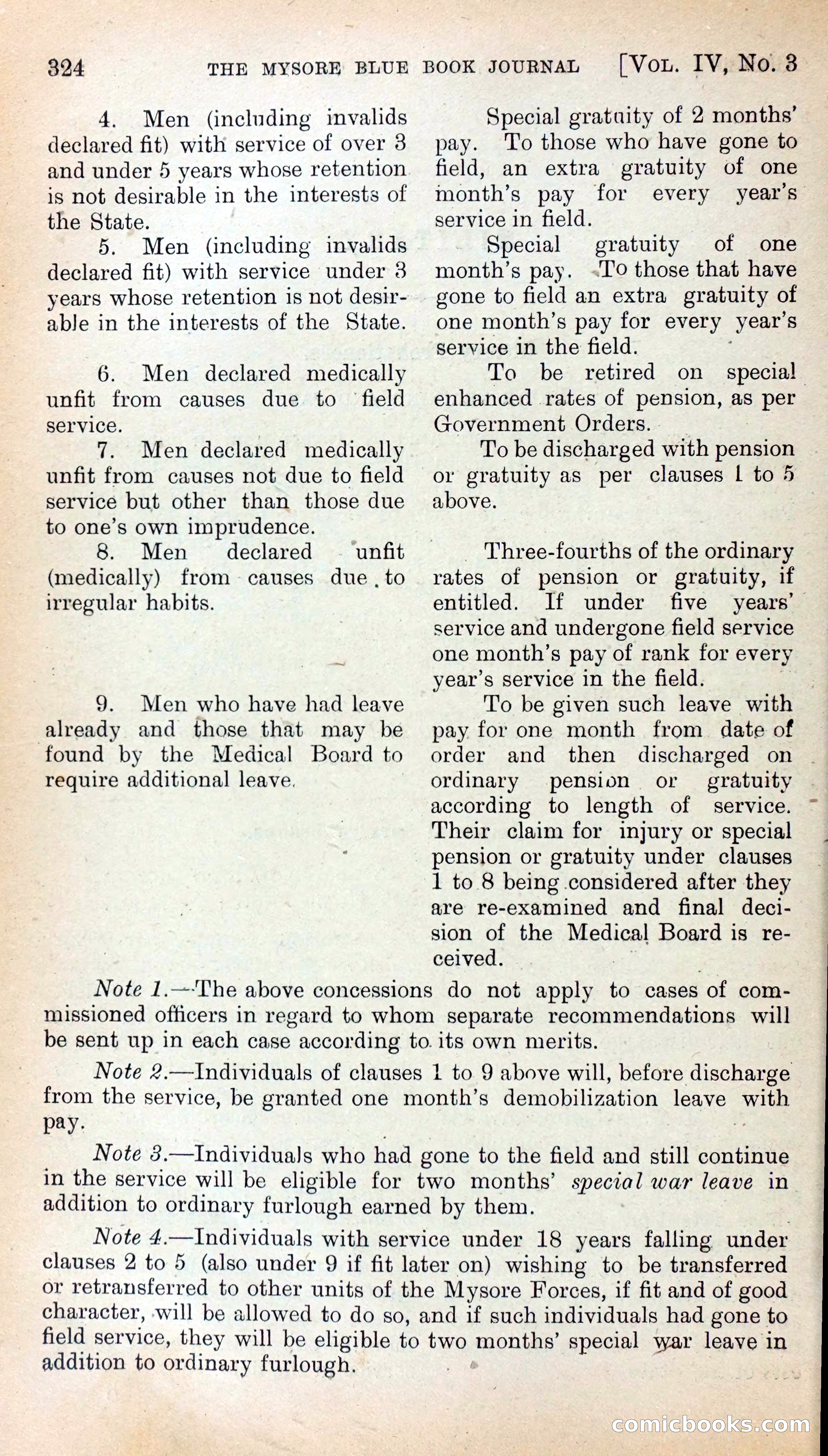Mysore Blue Book Journal, Vol. IV — page 333 of 395
