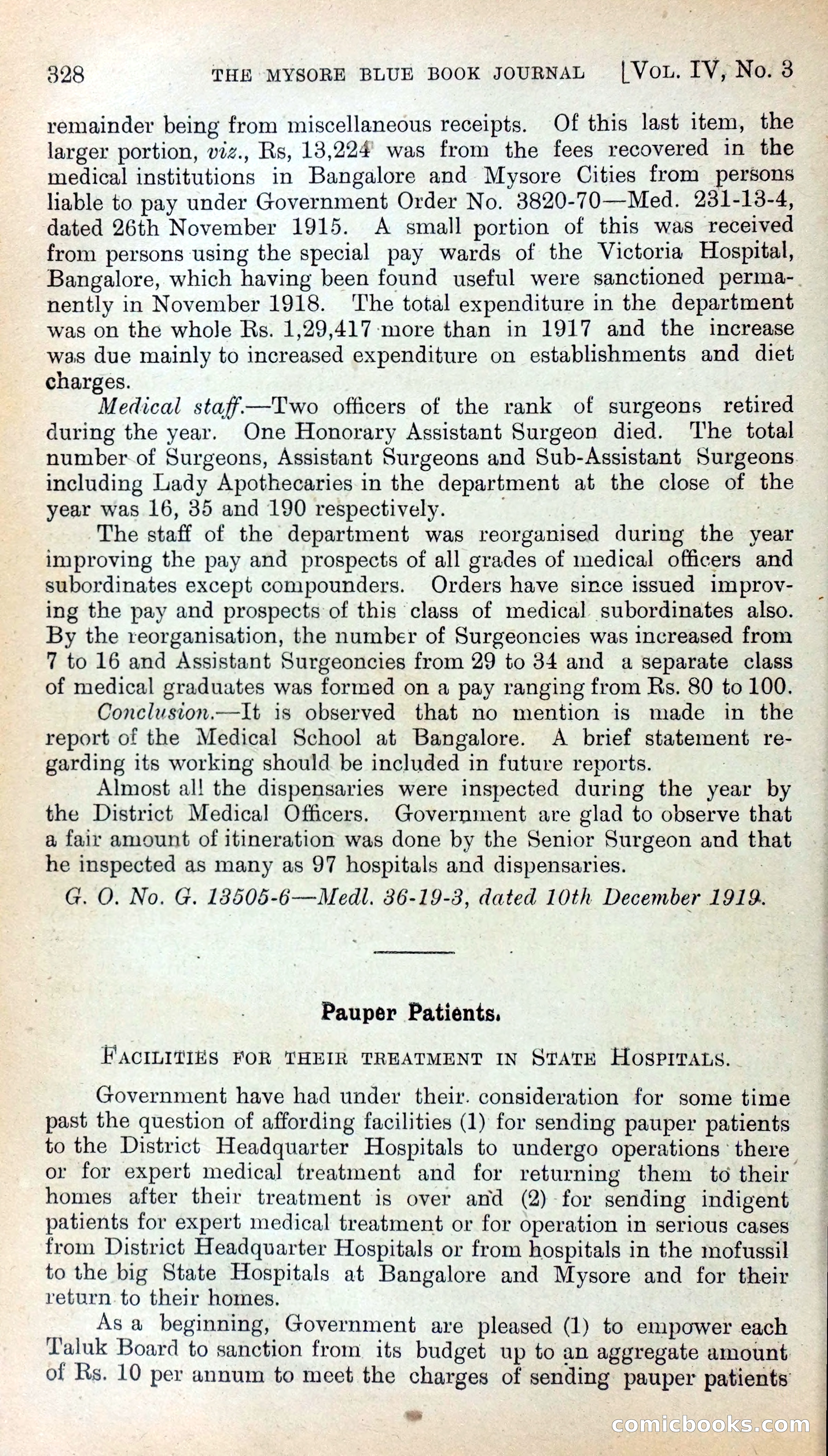 Mysore Blue Book Journal, Vol. IV — page 337 of 395