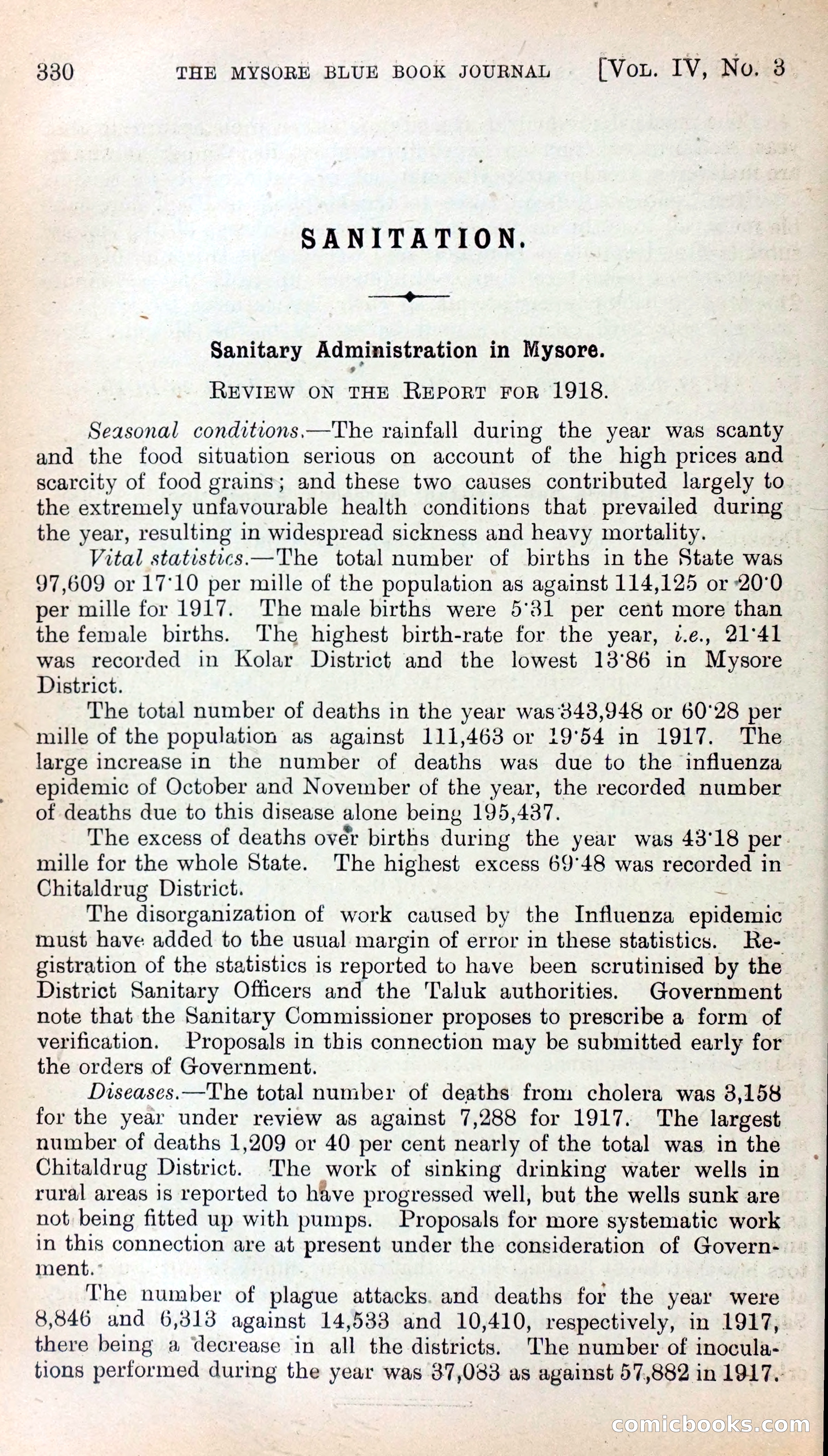 Mysore Blue Book Journal, Vol. IV — page 339 of 395