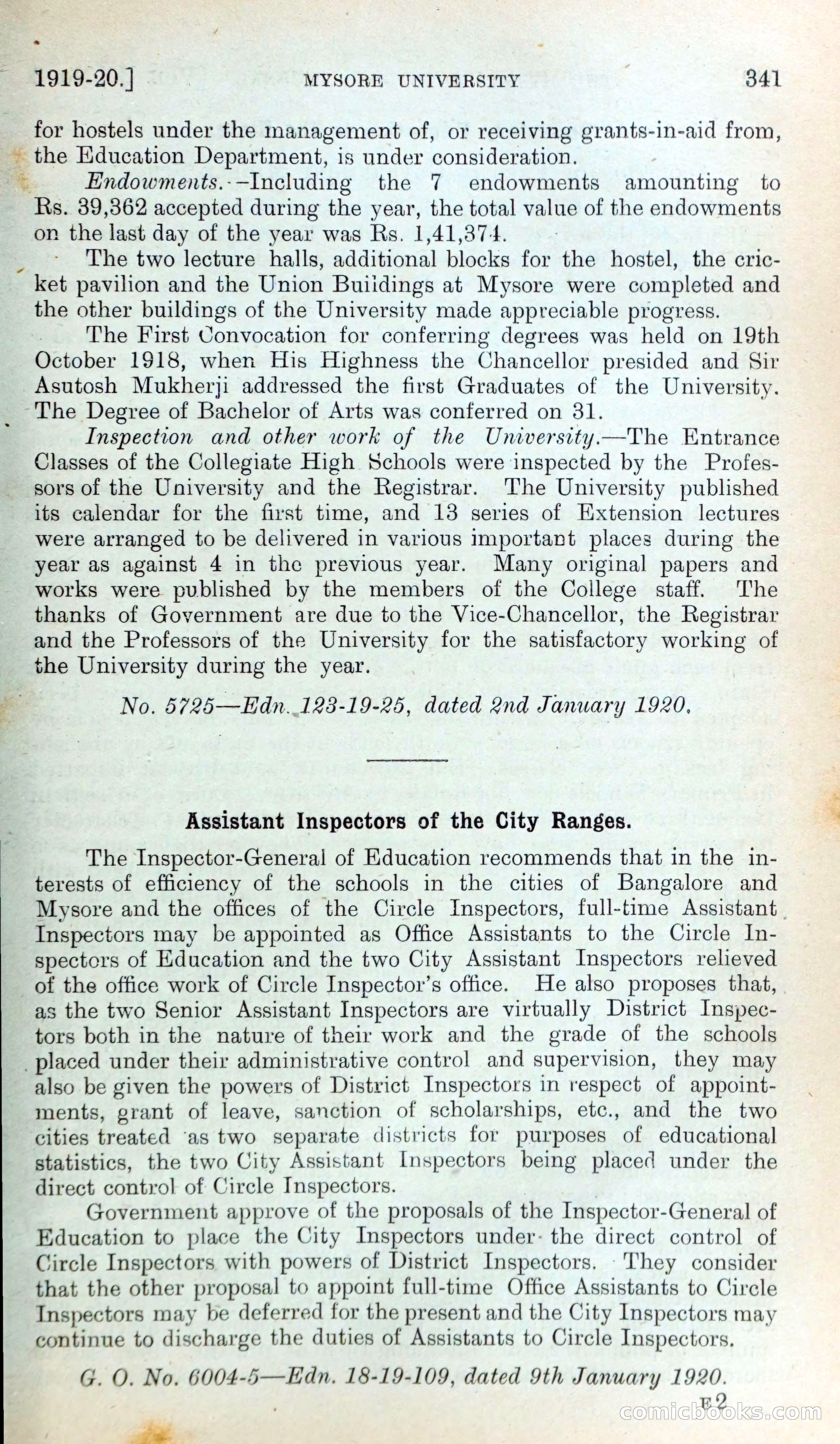Mysore Blue Book Journal, Vol. IV — page 350 of 395