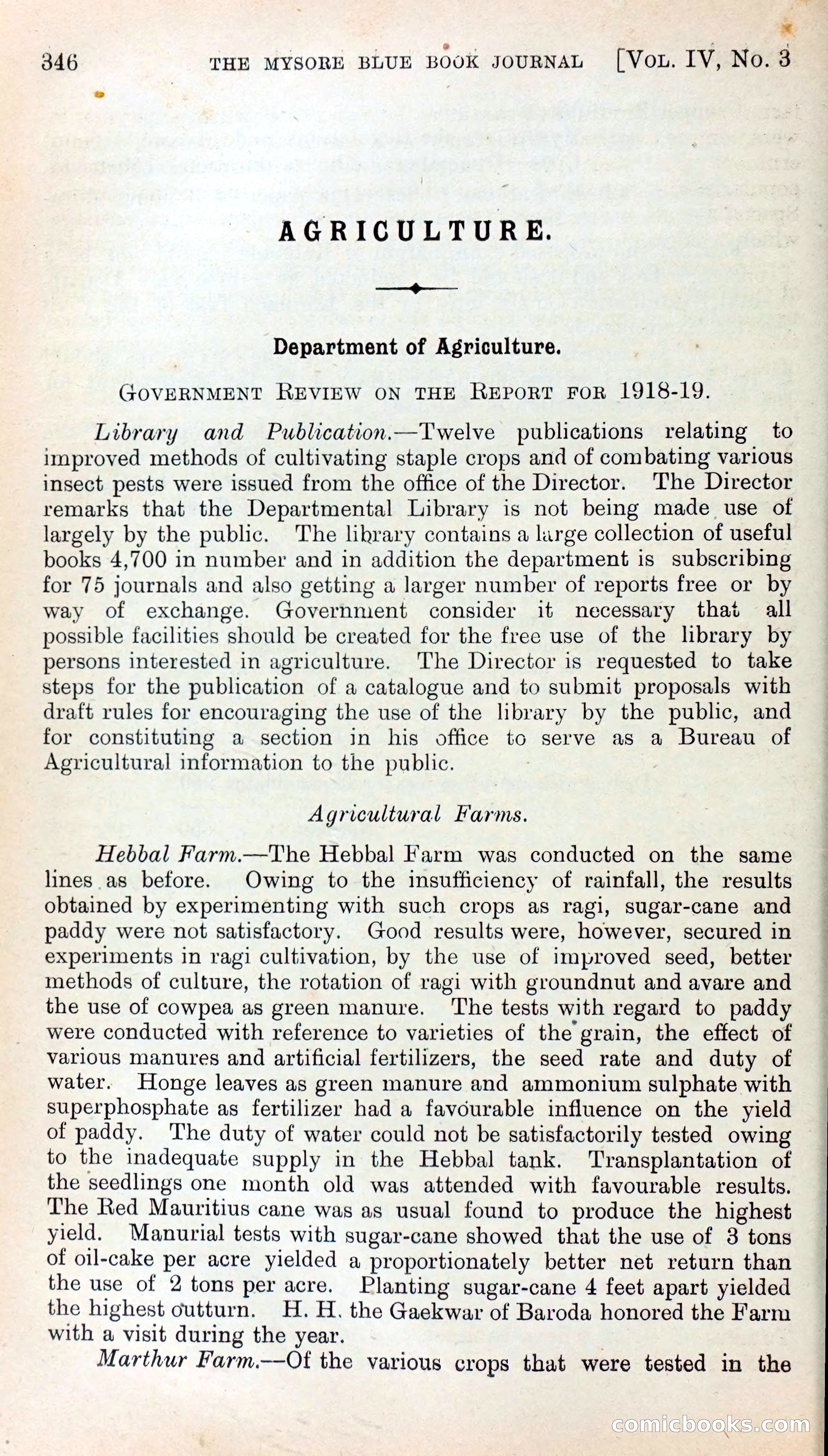 Mysore Blue Book Journal, Vol. IV — page 355 of 395