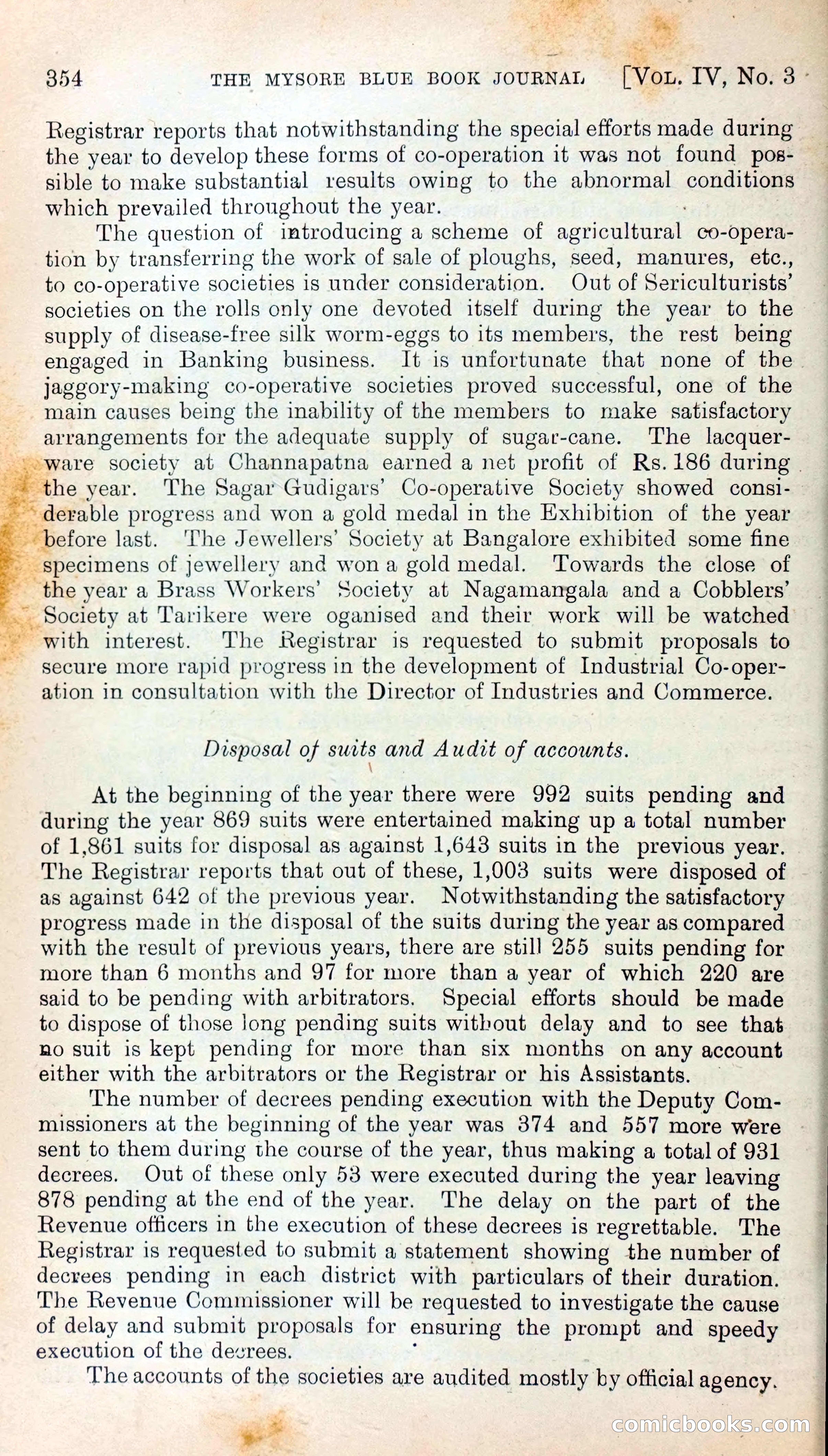 Mysore Blue Book Journal, Vol. IV — page 363 of 395