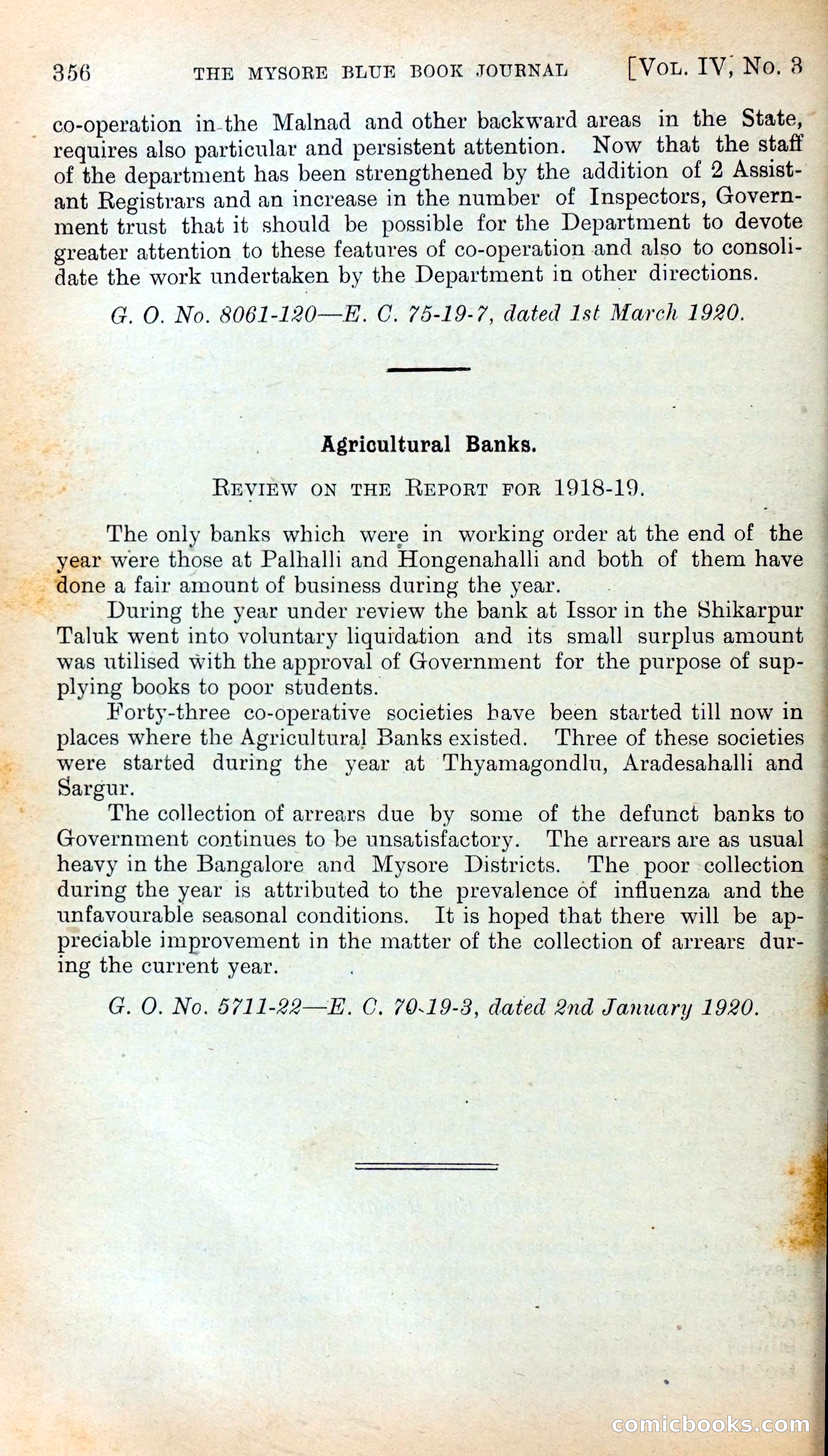 Mysore Blue Book Journal, Vol. IV — page 365 of 395
