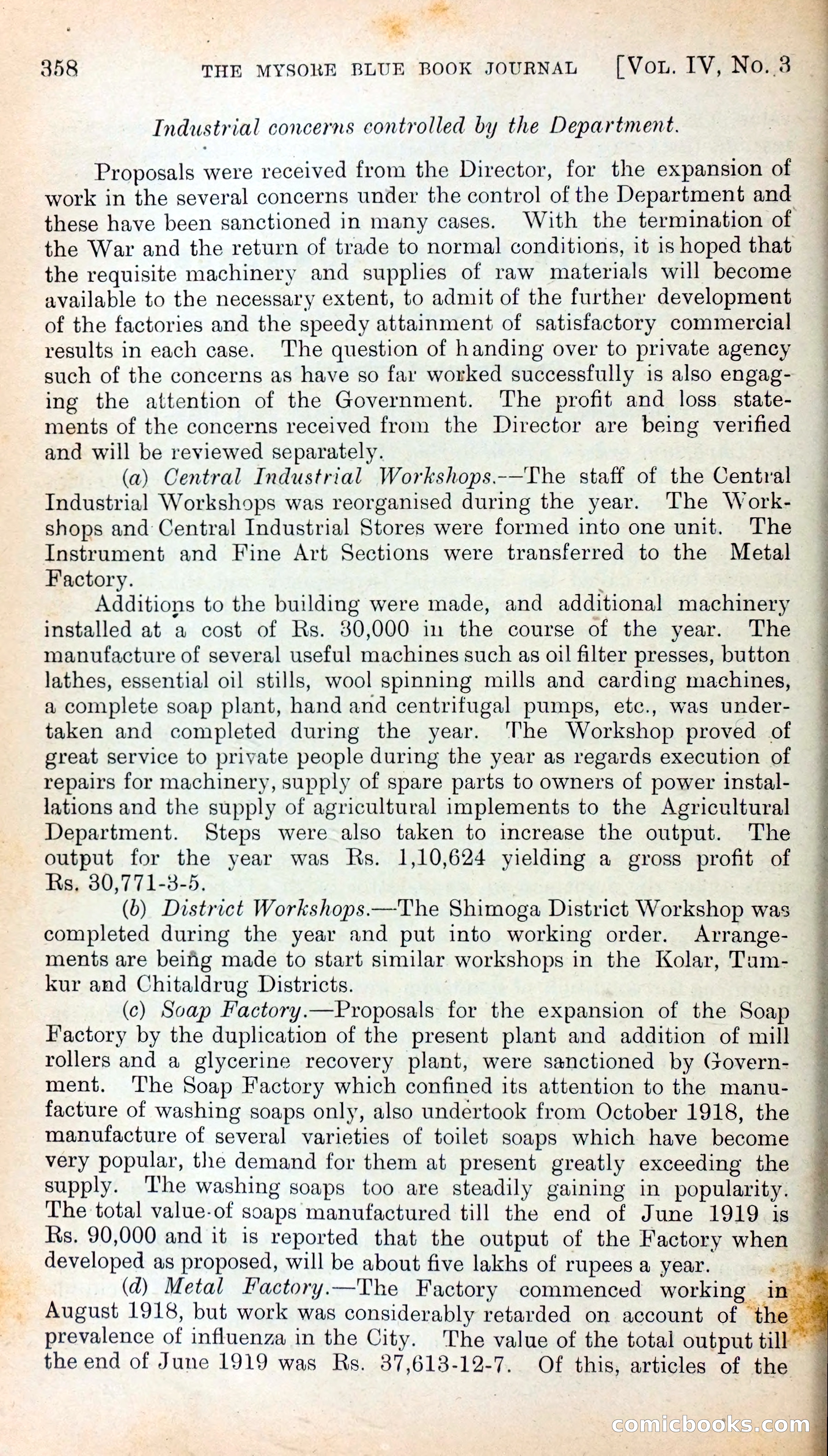 Mysore Blue Book Journal, Vol. IV — page 367 of 395