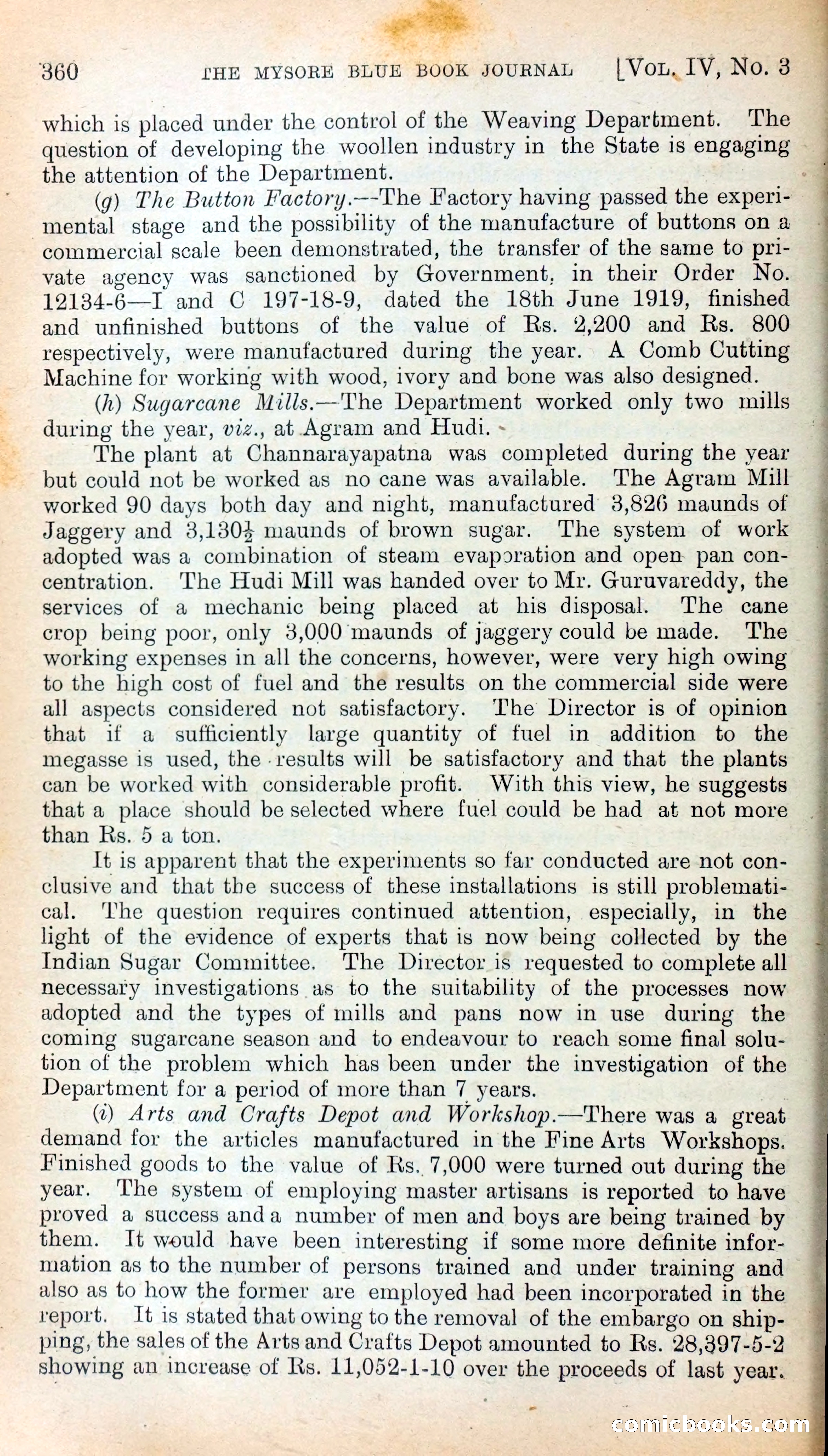 Mysore Blue Book Journal, Vol. IV — page 369 of 395