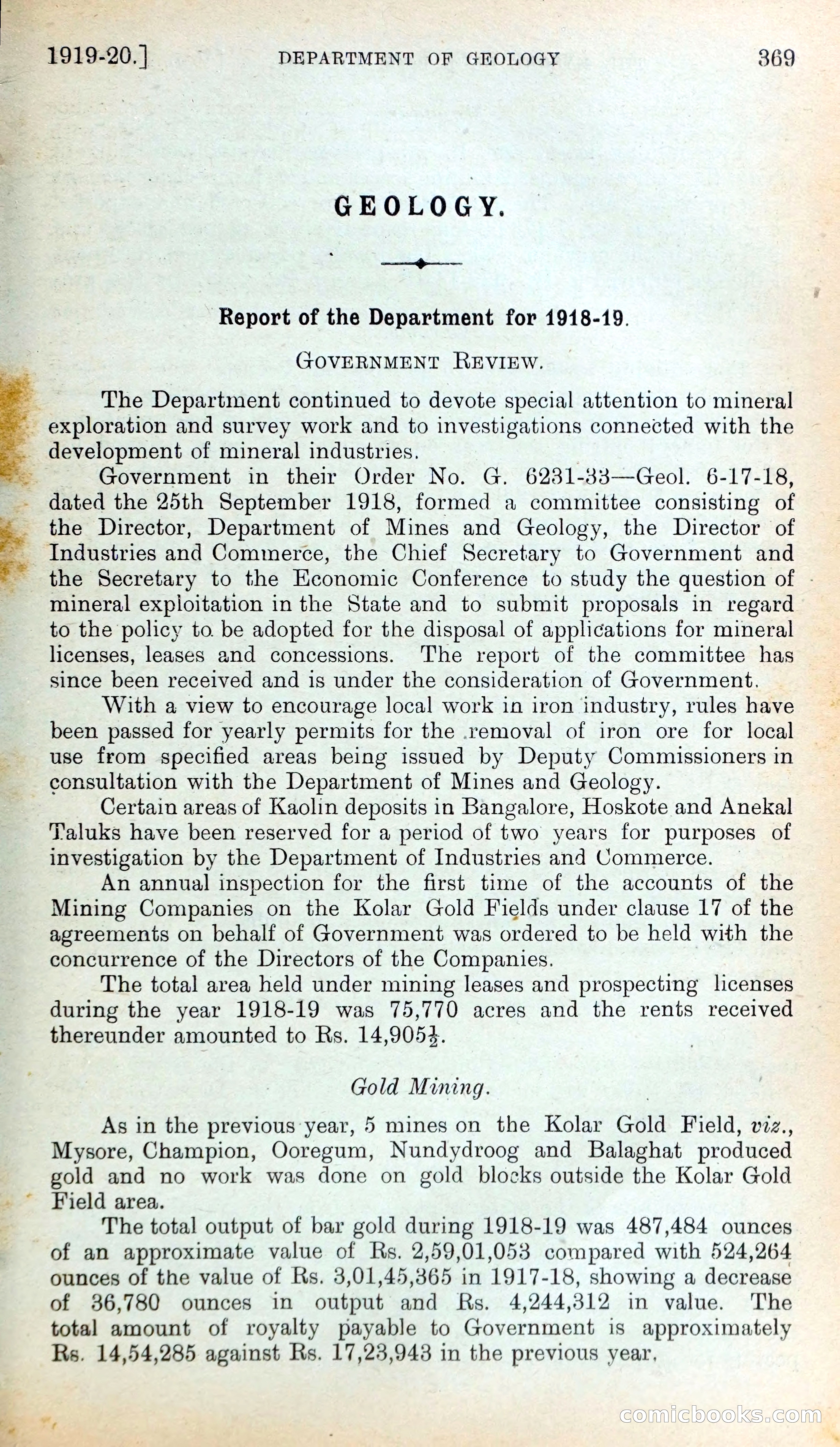 Mysore Blue Book Journal, Vol. IV — page 380 of 395