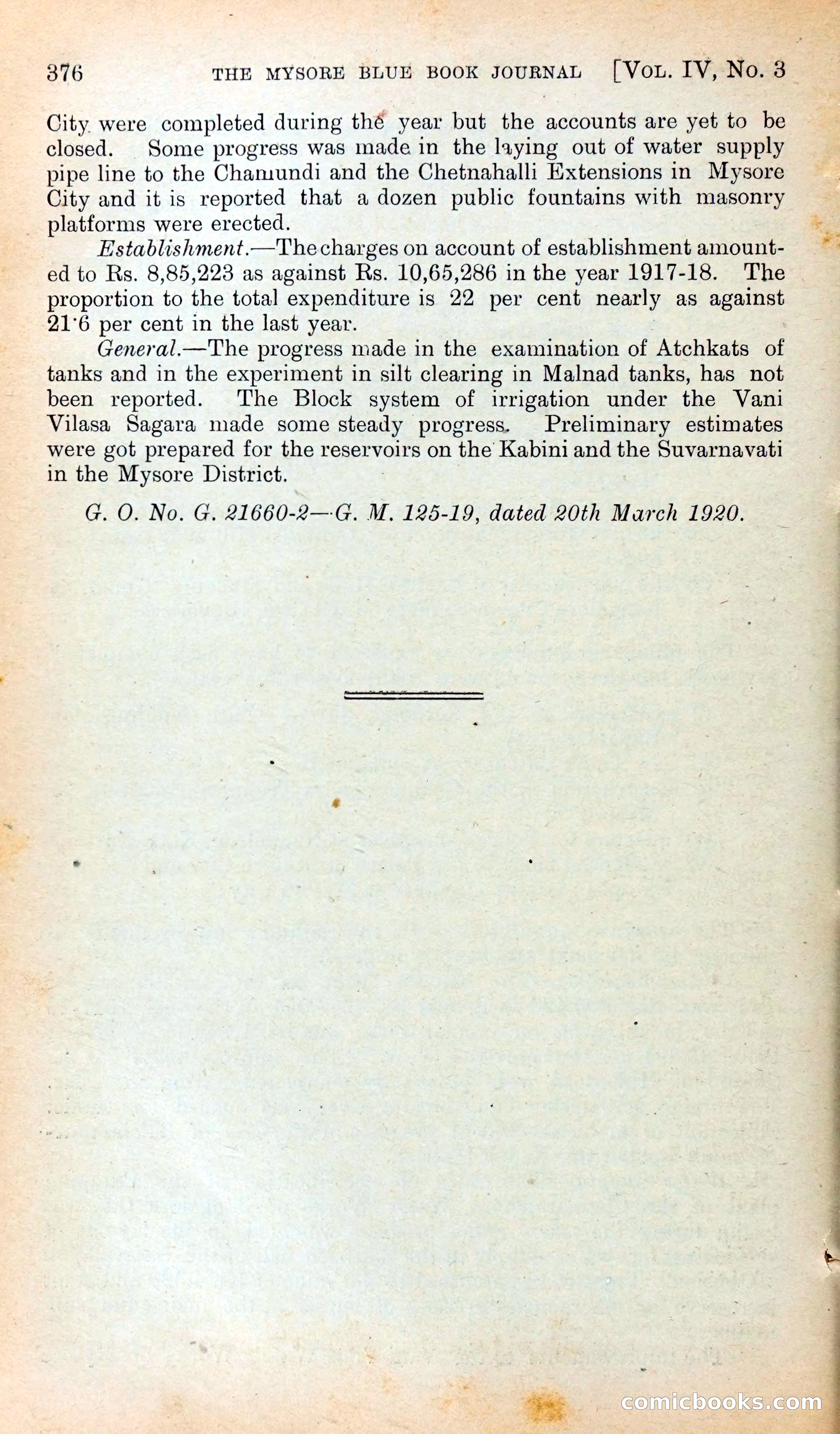 Mysore Blue Book Journal, Vol. IV — page 387 of 395