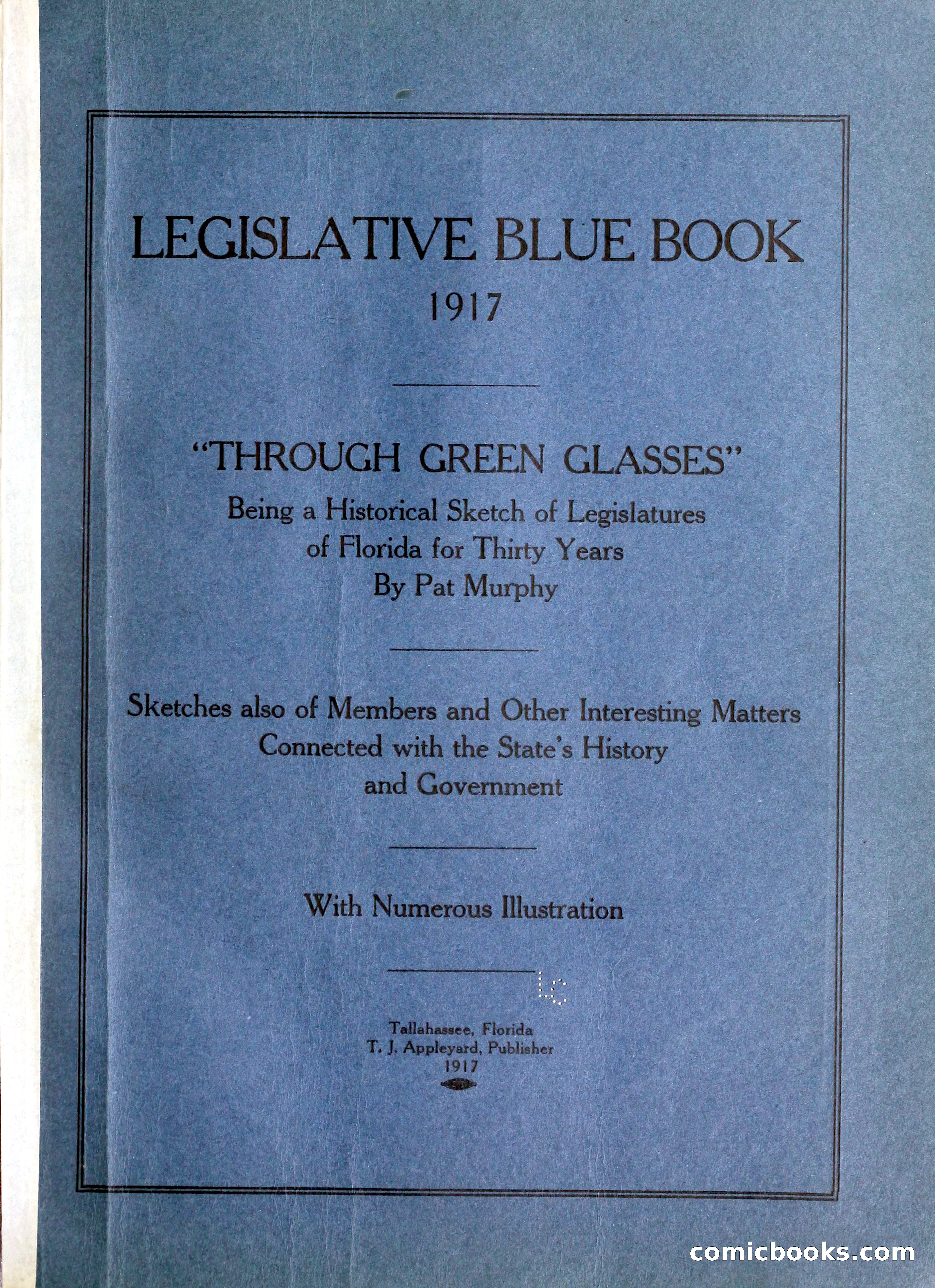 Legislative Blue Book, 1917 — page 8 of 148