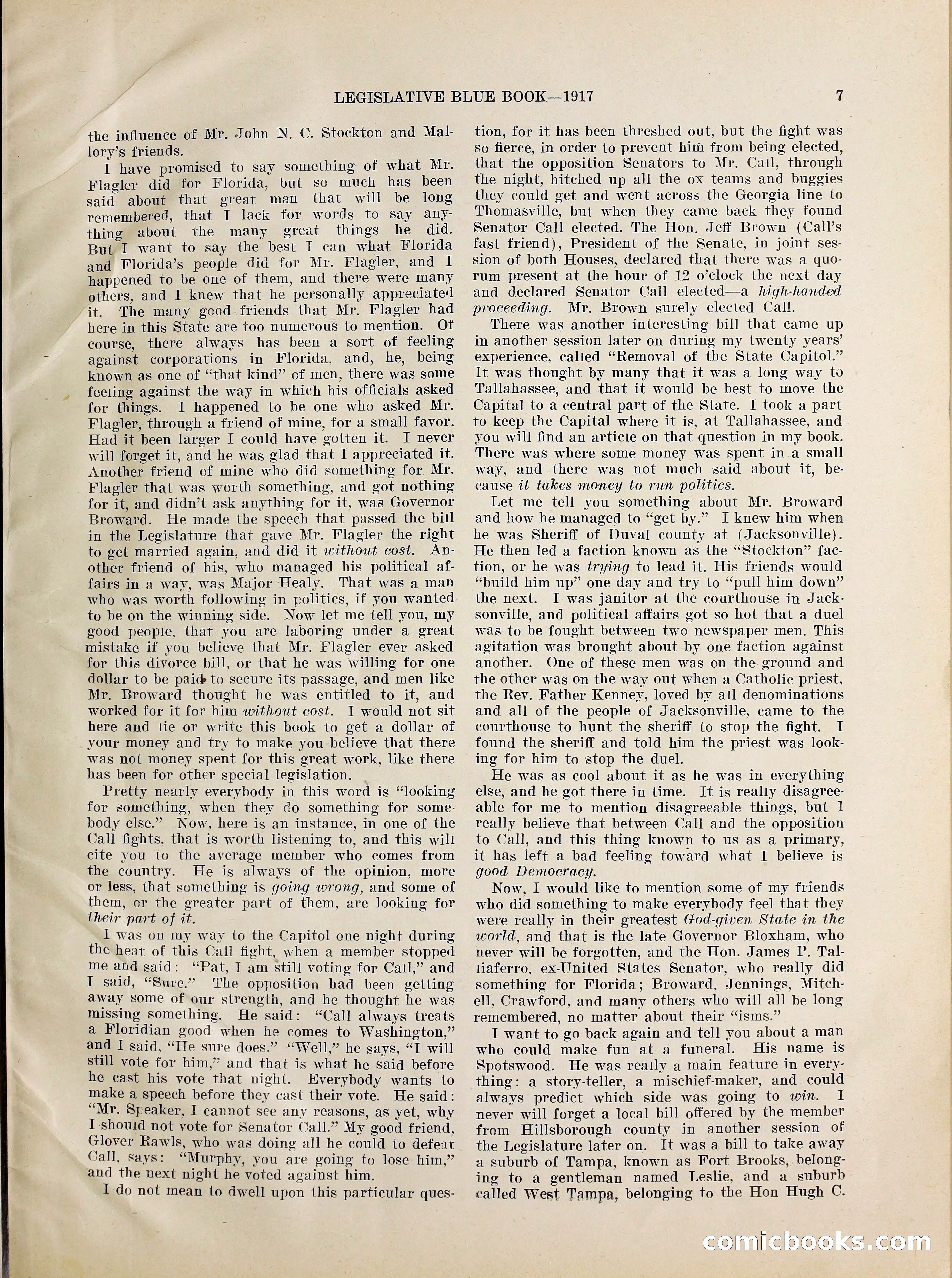 Legislative Blue Book, 1917 — page 16 of 148