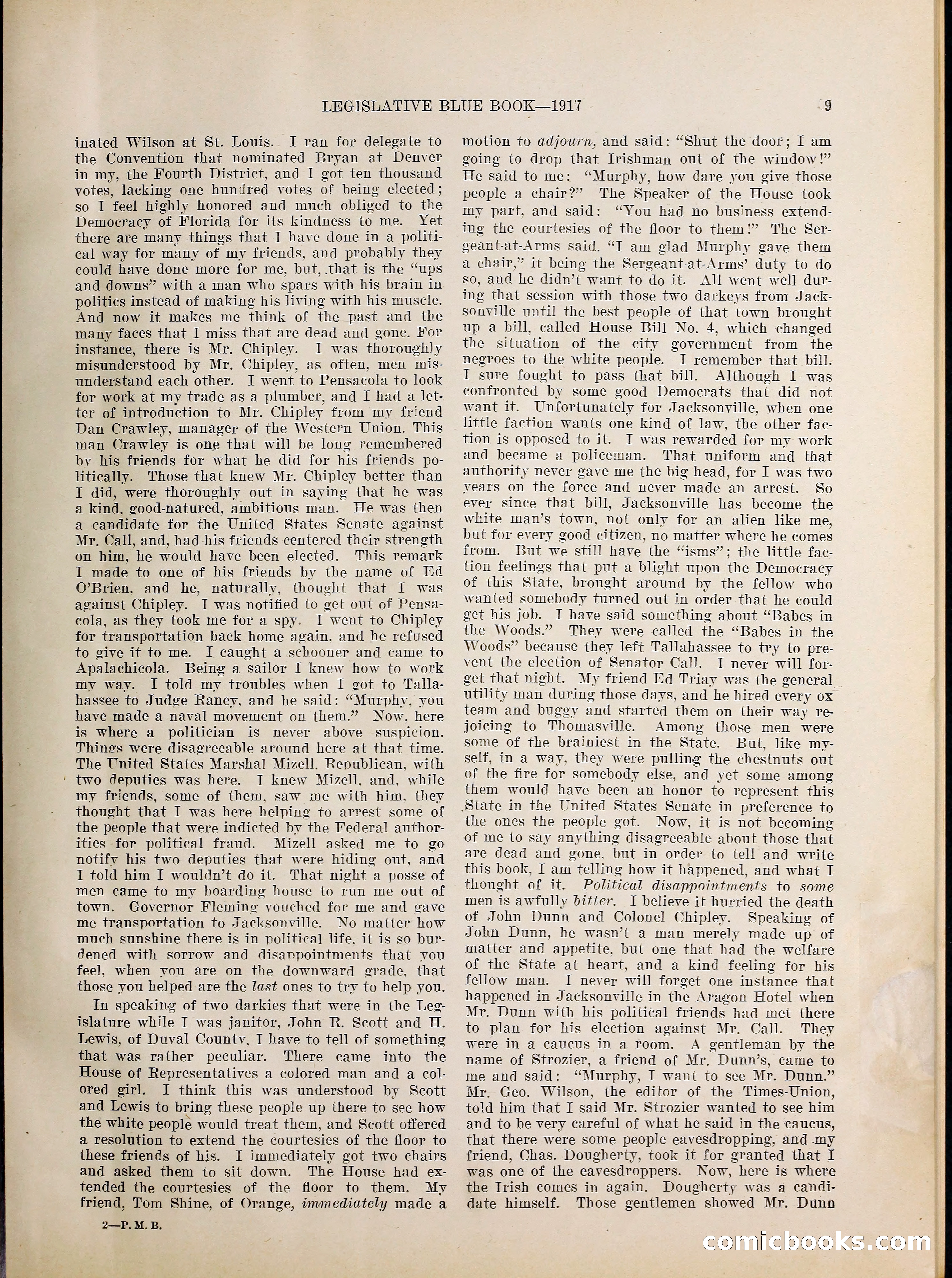 Legislative Blue Book, 1917 — page 18 of 148