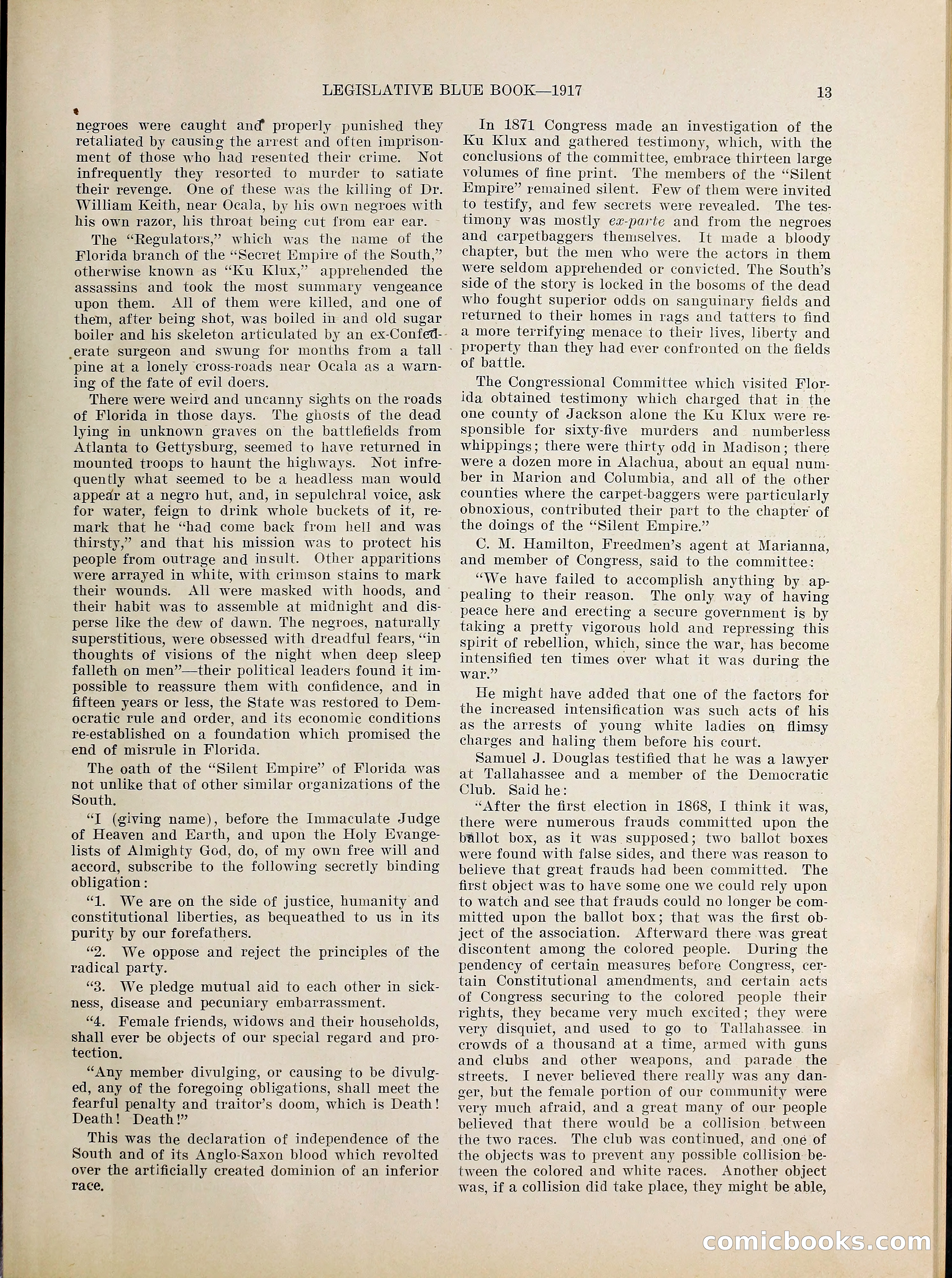 Legislative Blue Book, 1917 — page 22 of 148