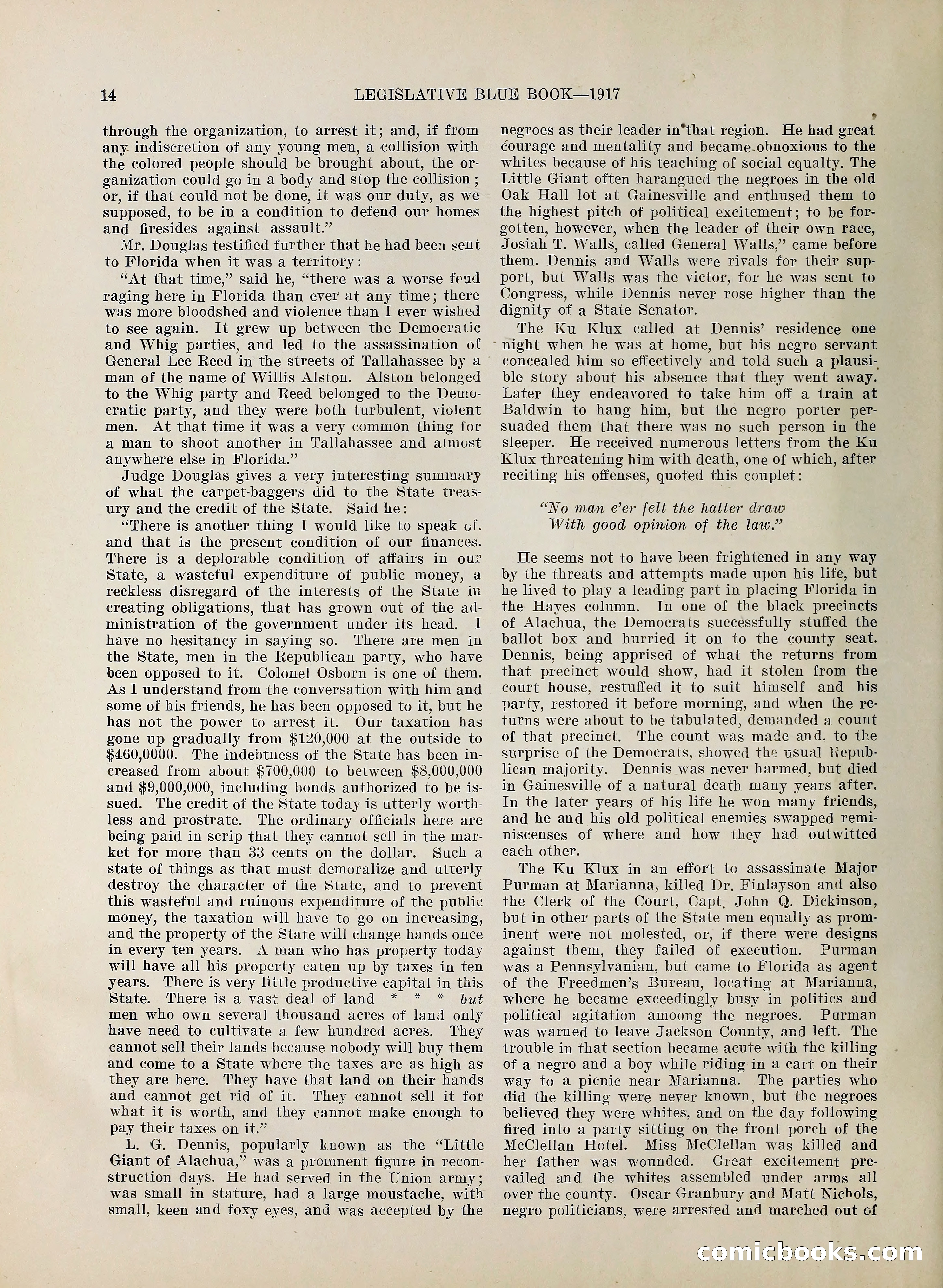 Legislative Blue Book, 1917 — page 23 of 148