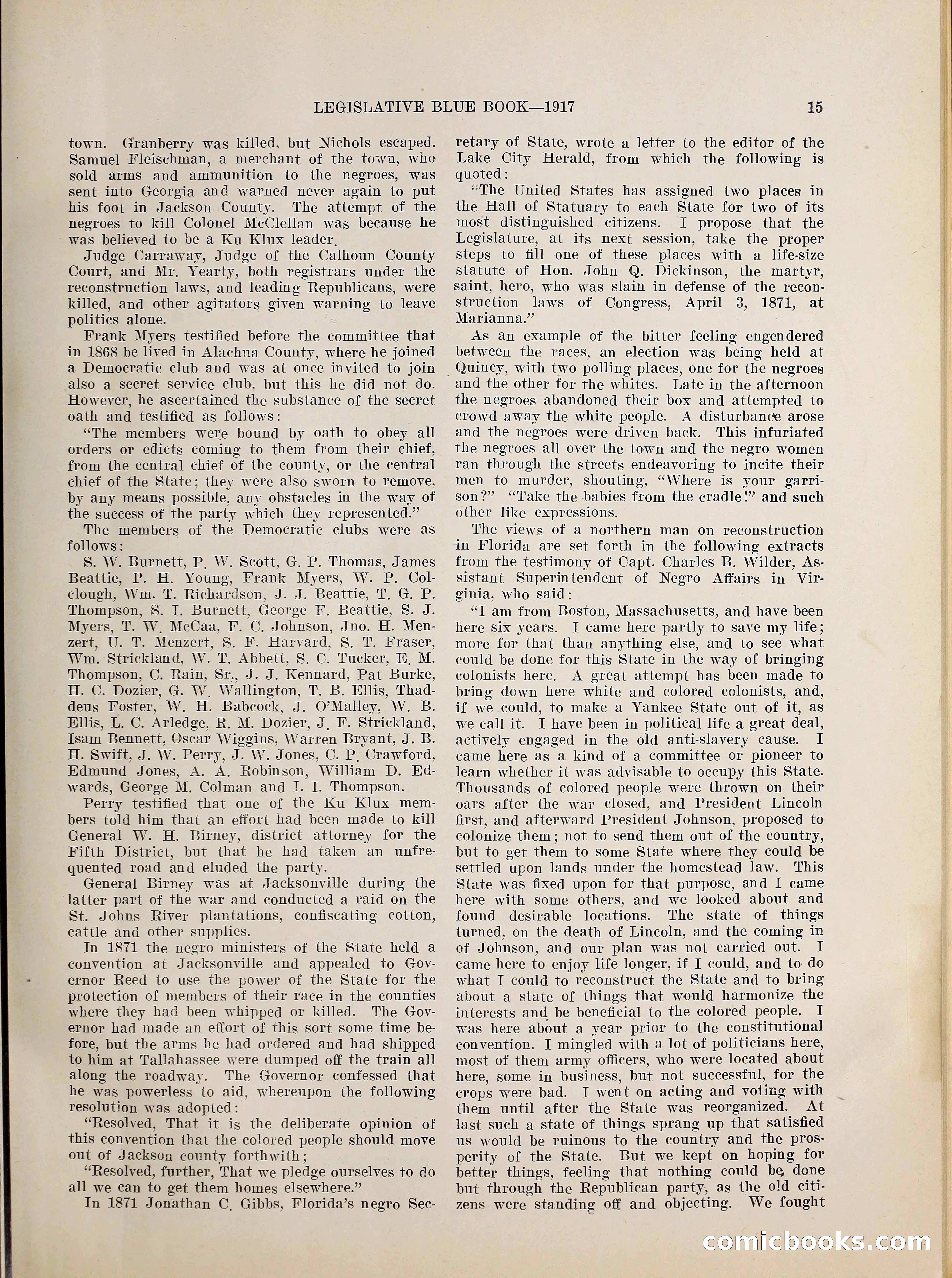Legislative Blue Book, 1917 — page 24 of 148