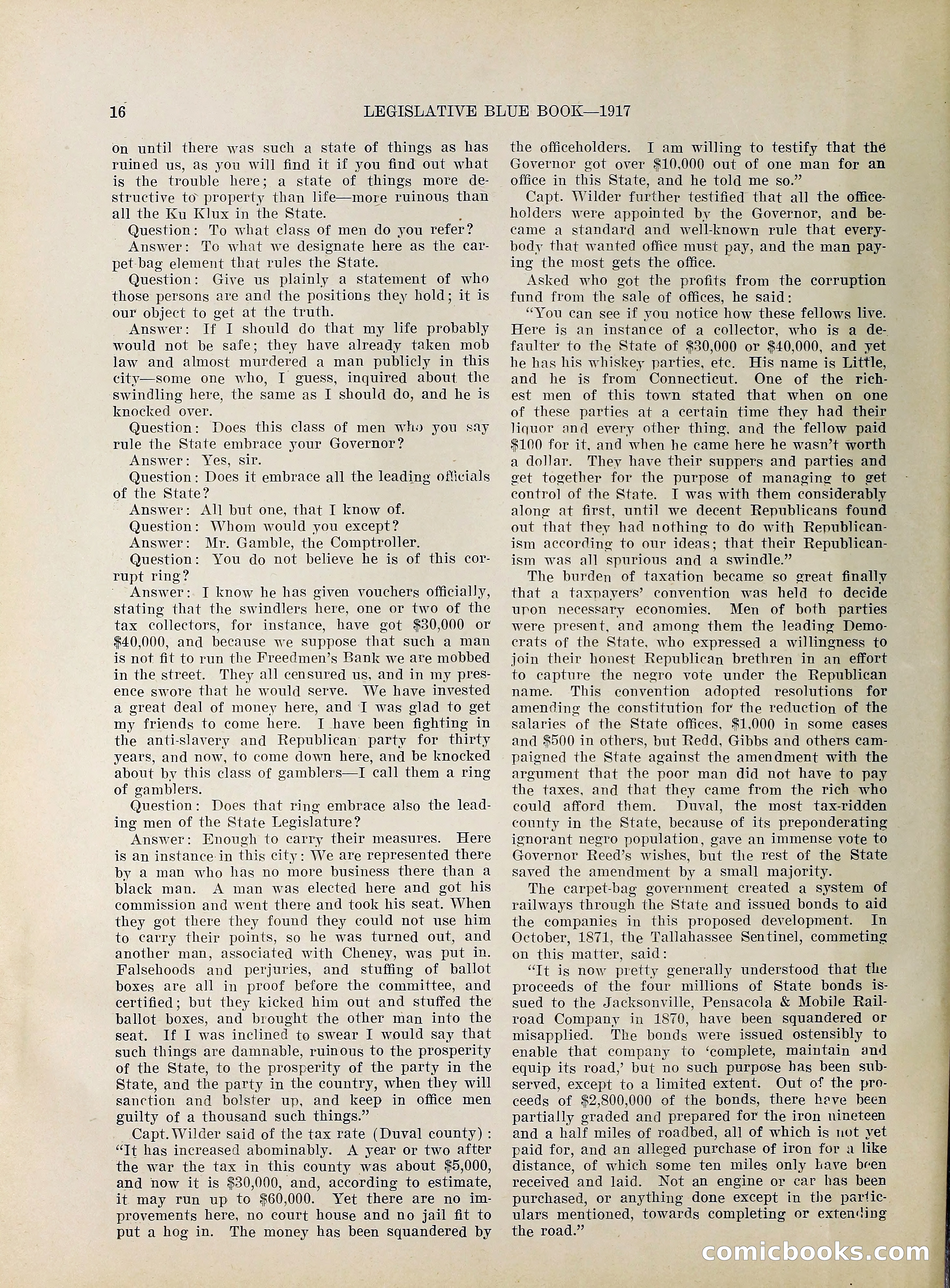Legislative Blue Book, 1917 — page 25 of 148