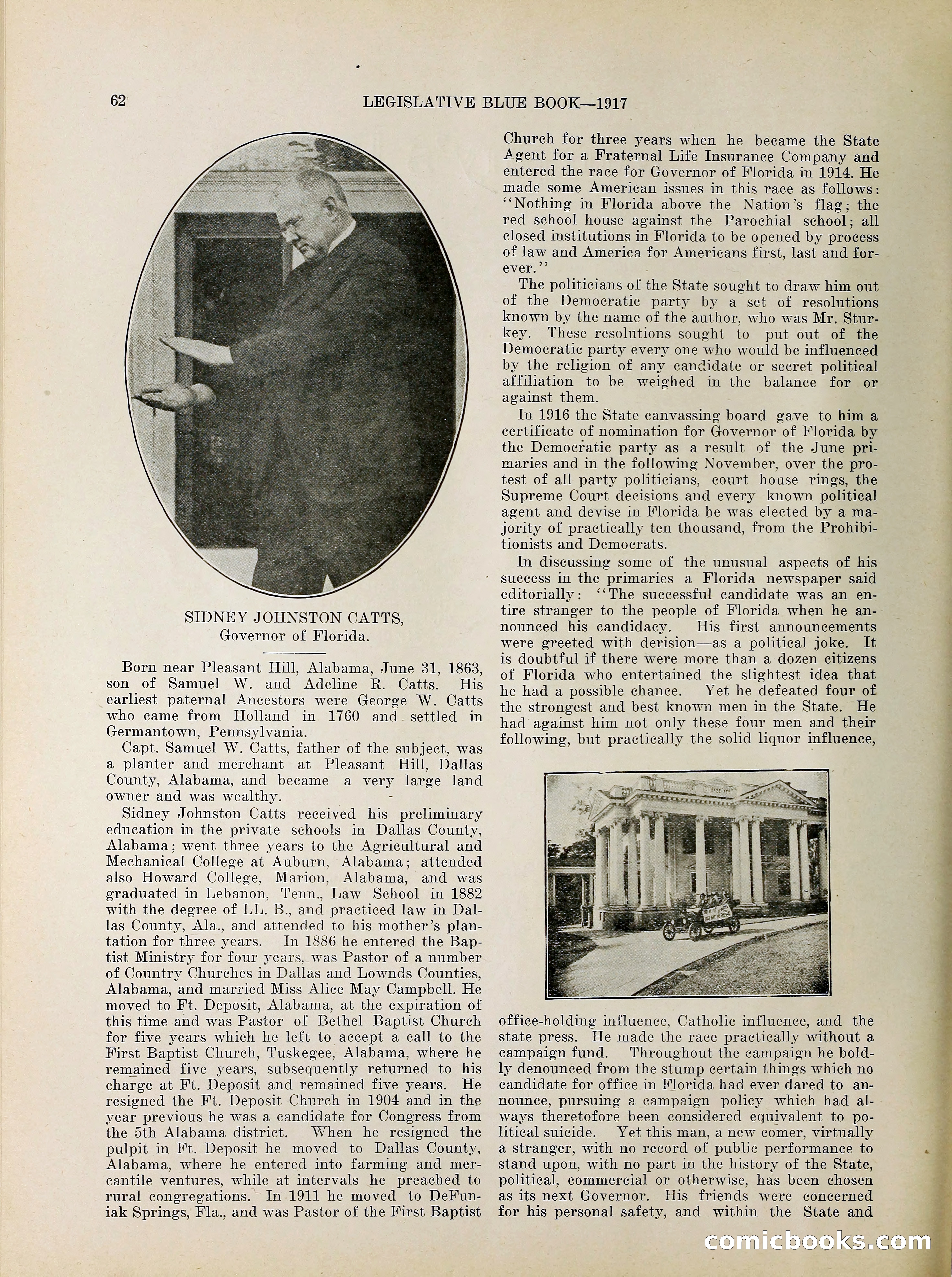 Legislative Blue Book, 1917 — page 71 of 148