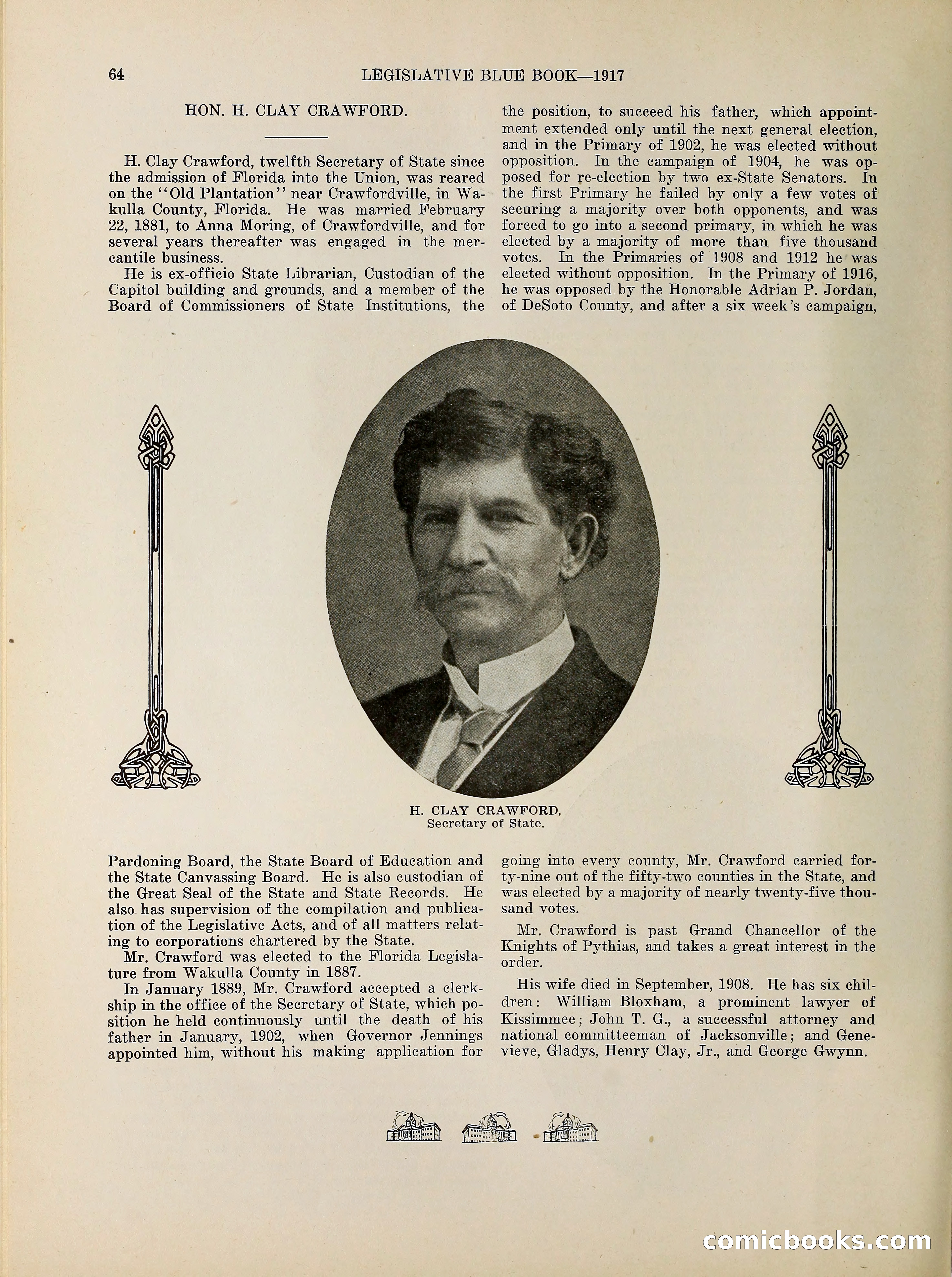 Legislative Blue Book, 1917 — page 73 of 148