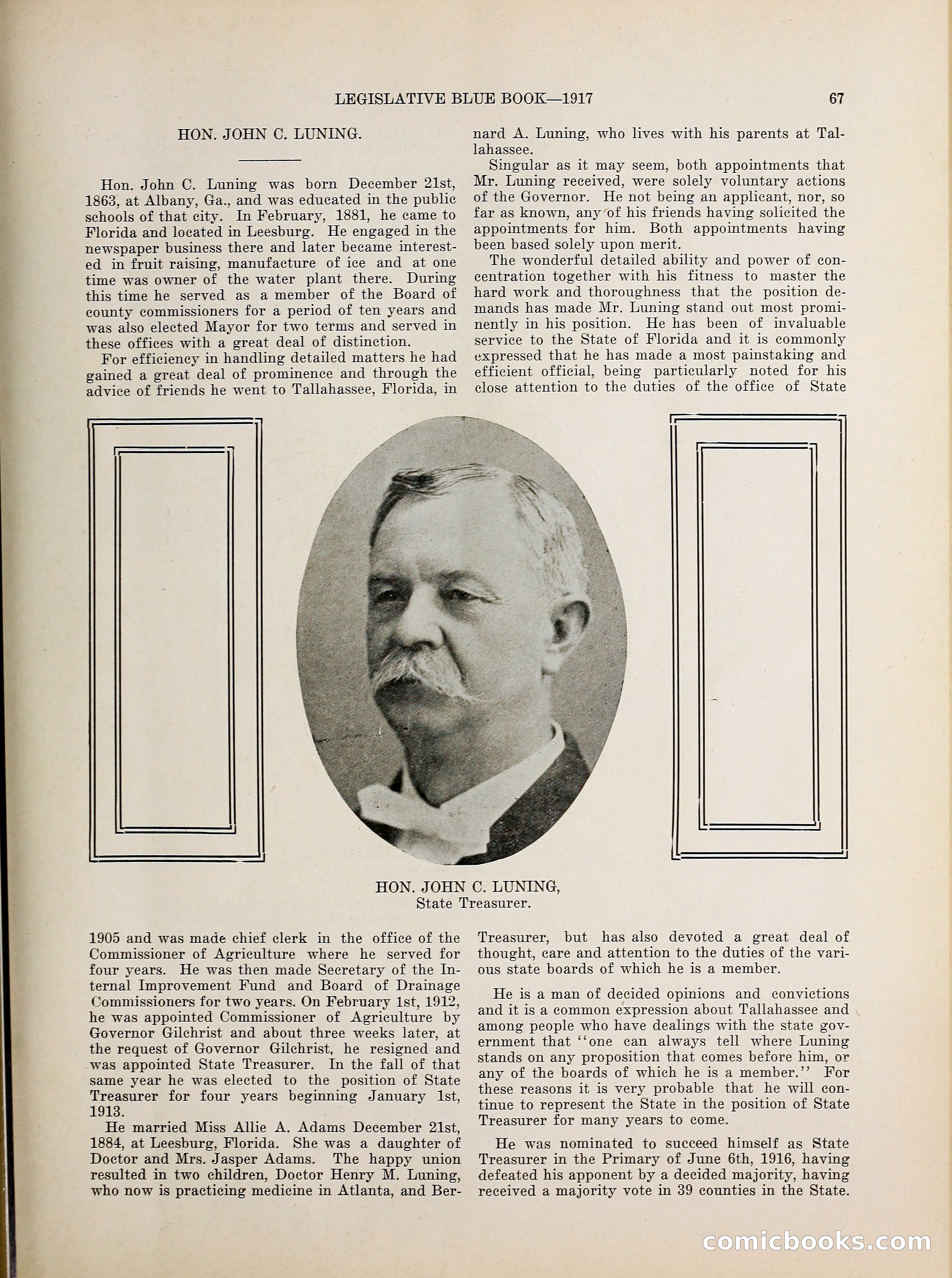 Legislative Blue Book, 1917 — page 76 of 148