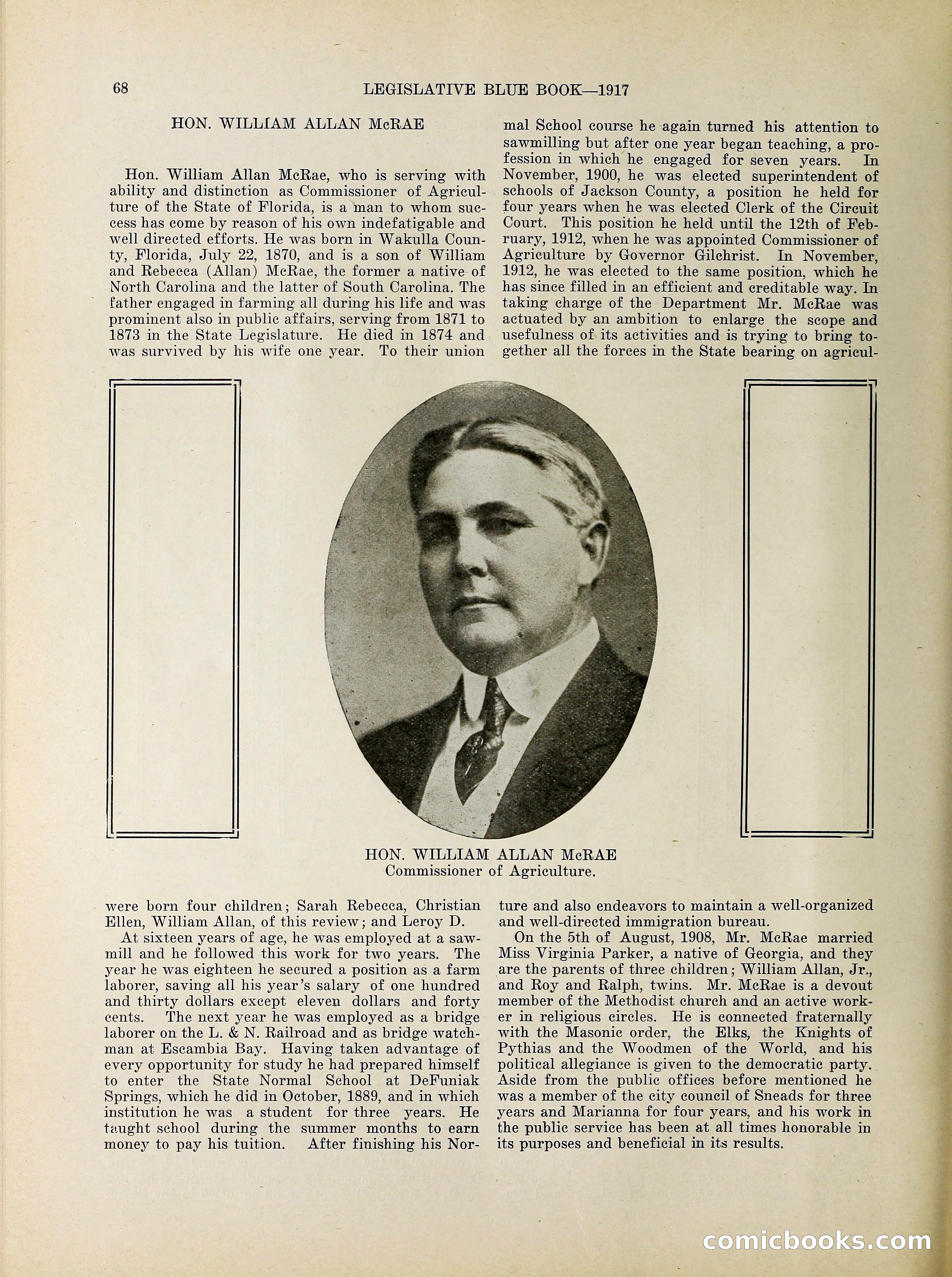 Legislative Blue Book, 1917 — page 77 of 148