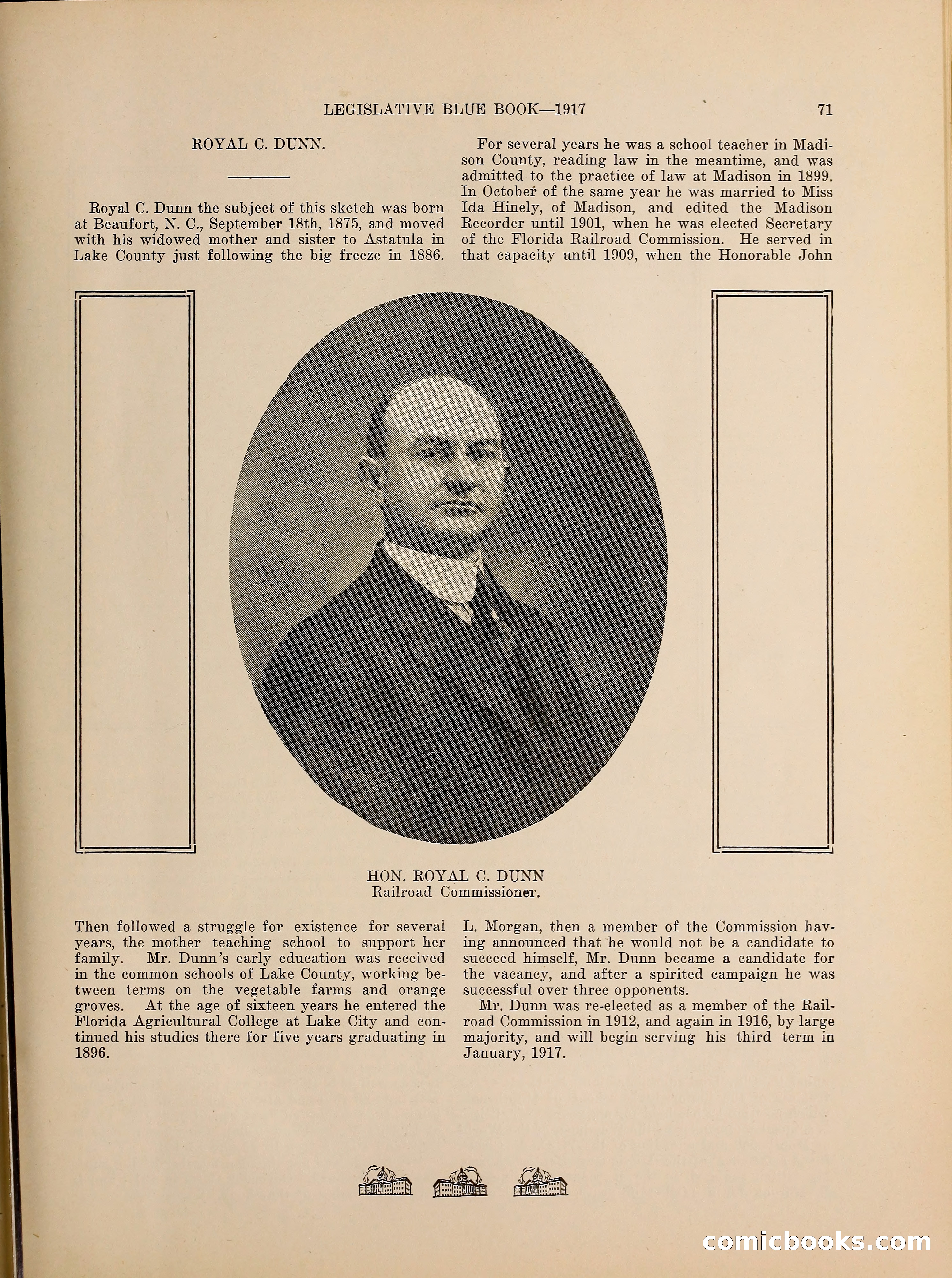Legislative Blue Book, 1917 — page 80 of 148