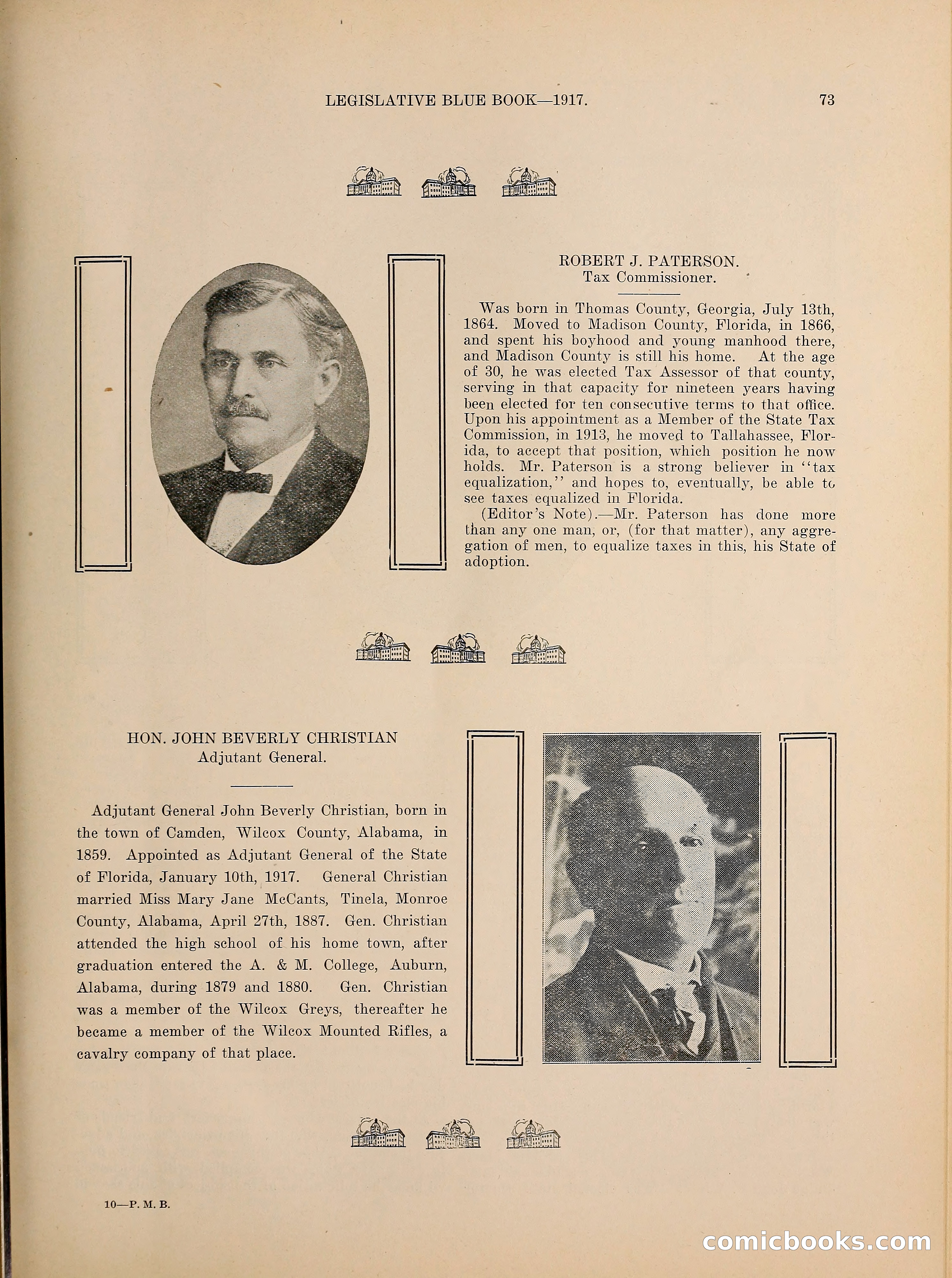 Legislative Blue Book, 1917 — page 82 of 148
