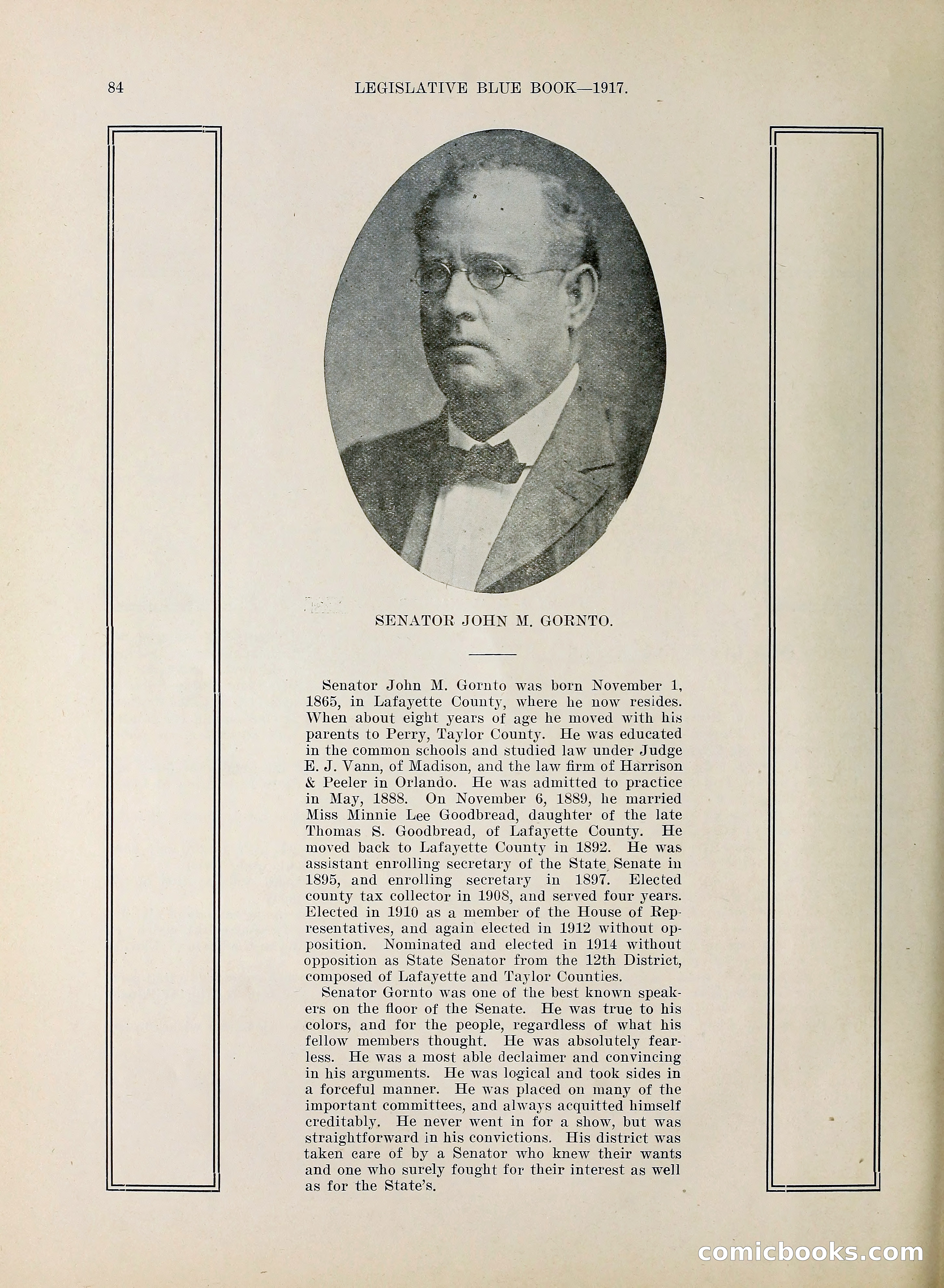 Legislative Blue Book, 1917 — page 93 of 148