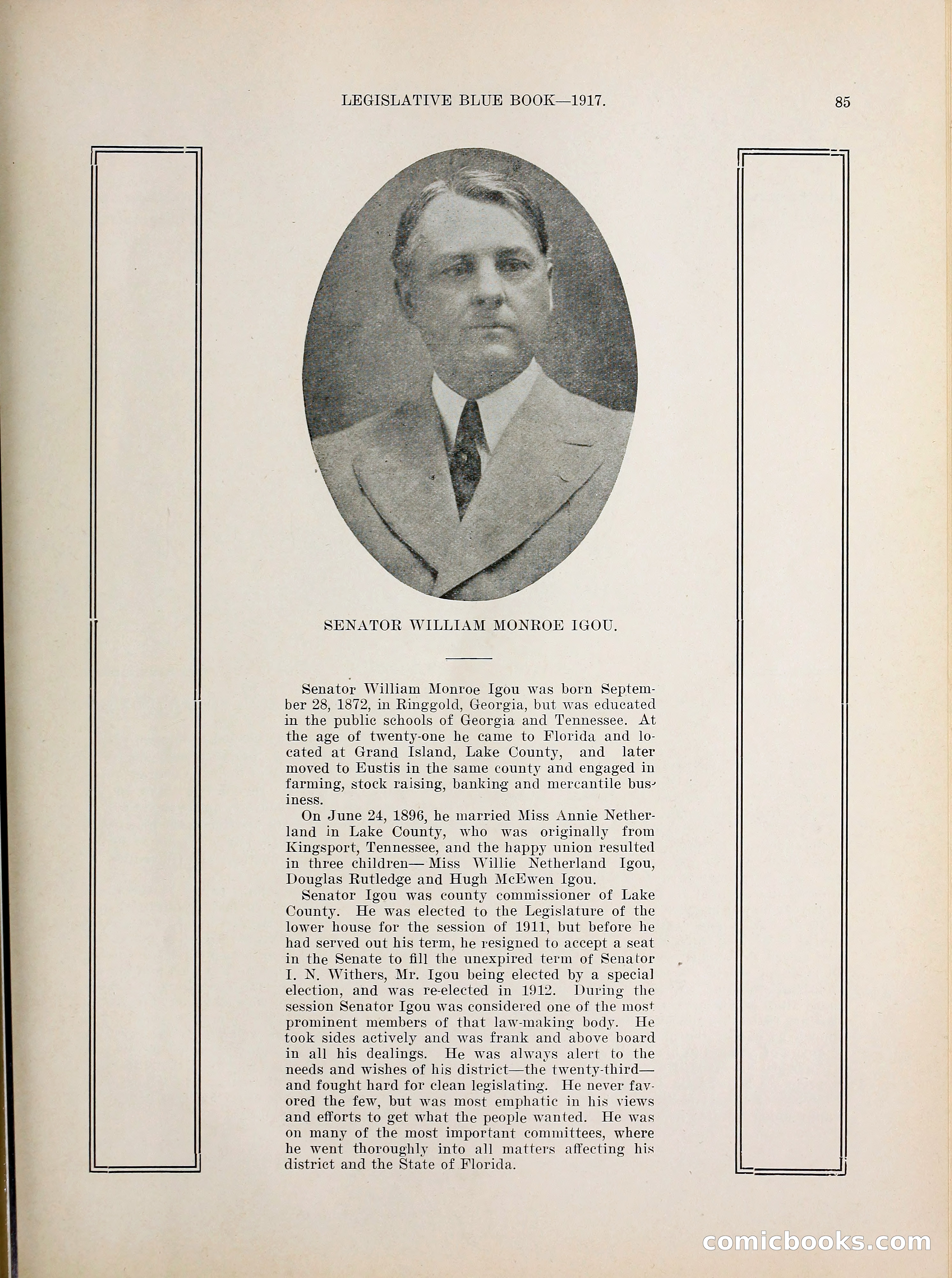 Legislative Blue Book, 1917 — page 94 of 148