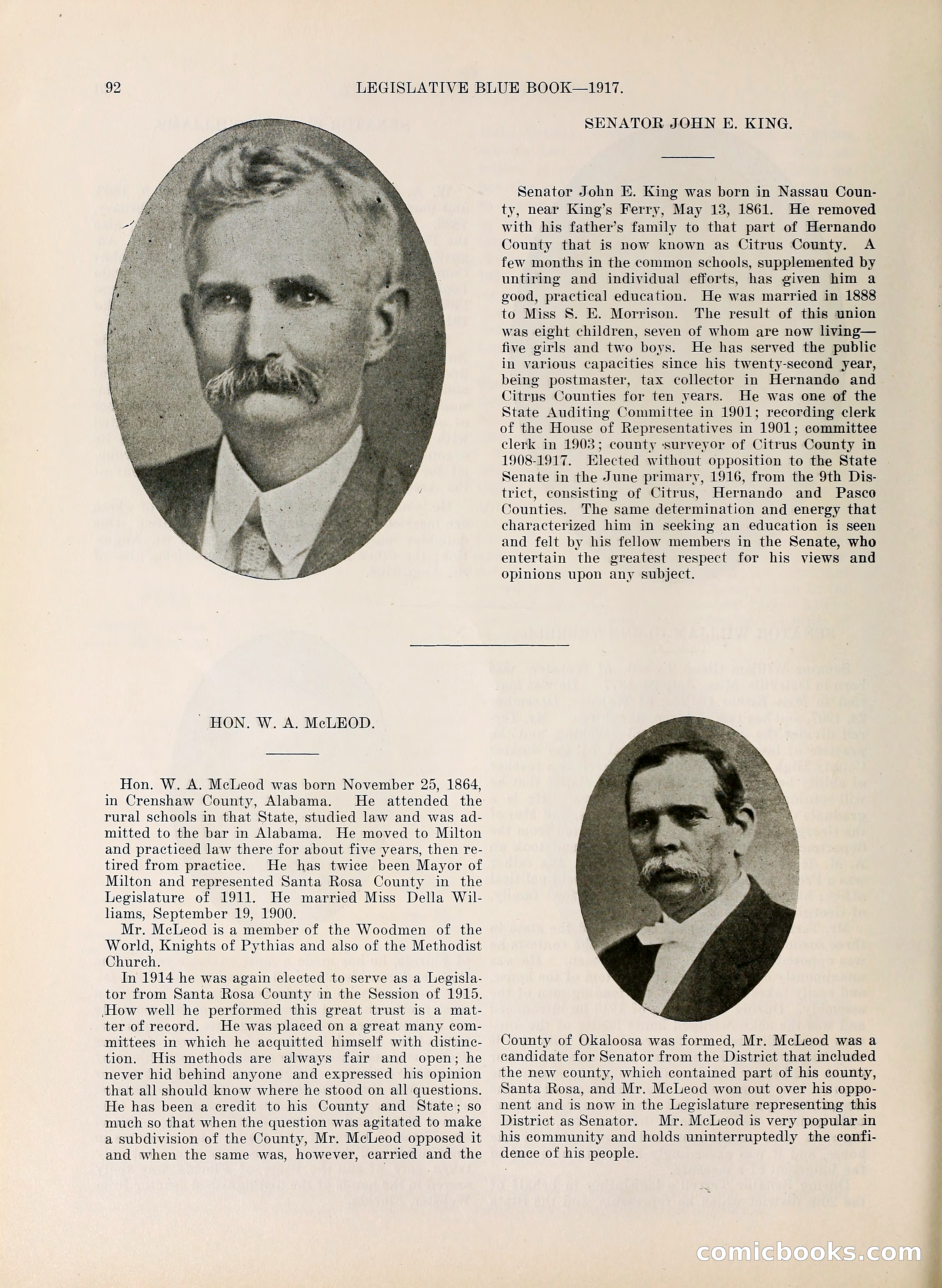 Legislative Blue Book, 1917 — page 101 of 148