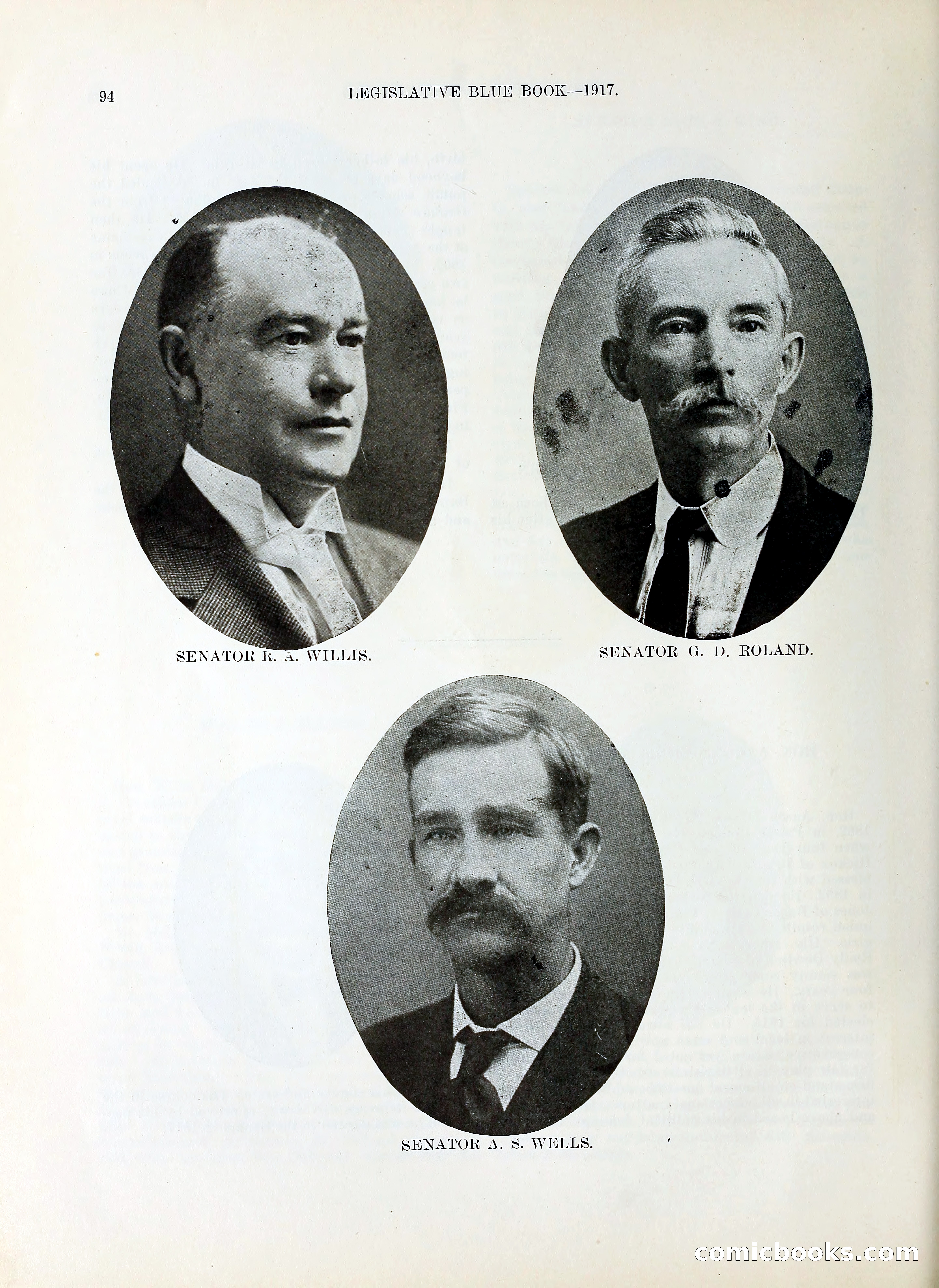 Legislative Blue Book, 1917 — page 103 of 148
