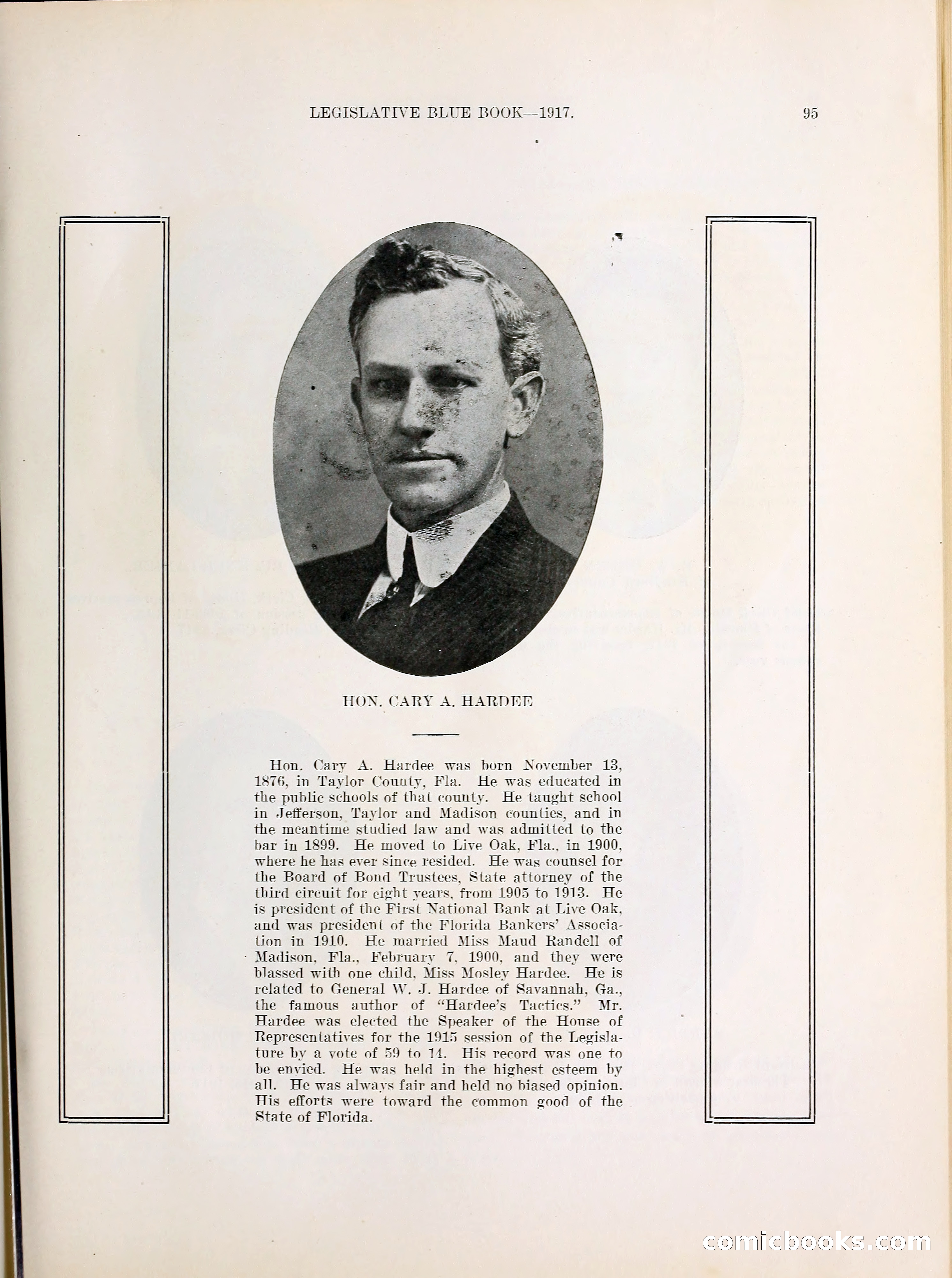 Legislative Blue Book, 1917 — page 104 of 148