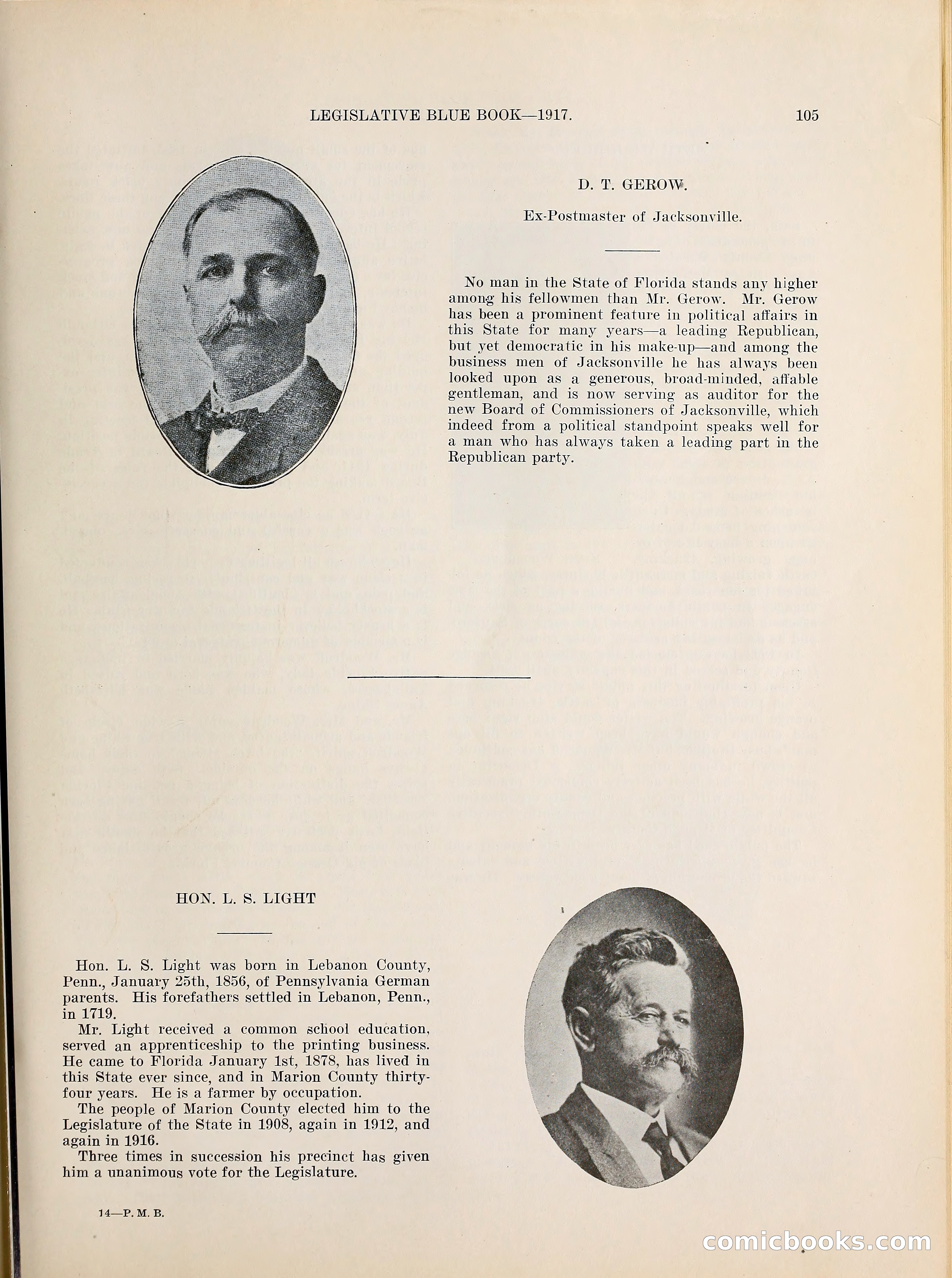 Legislative Blue Book, 1917 — page 114 of 148
