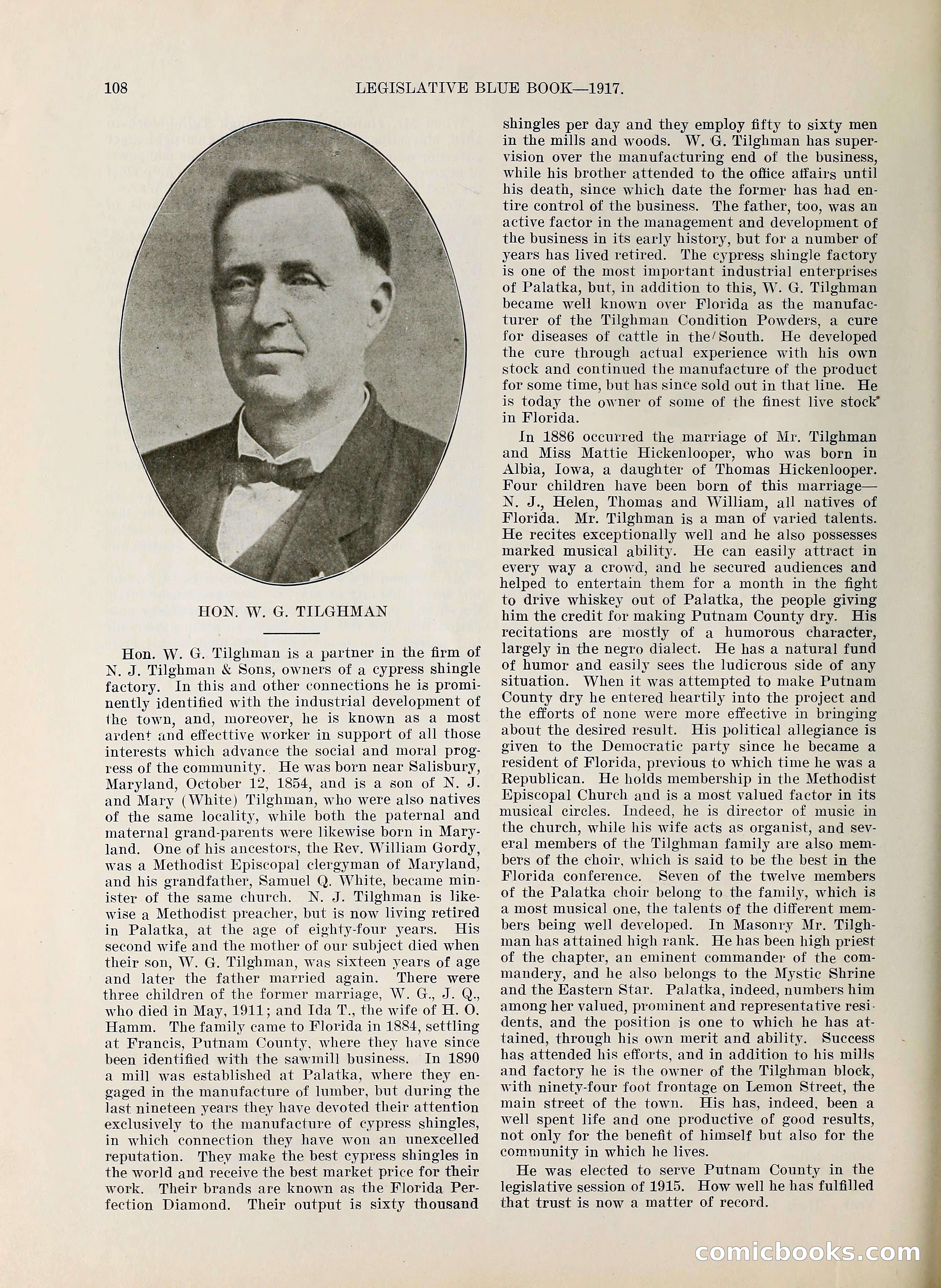 Legislative Blue Book, 1917 — page 117 of 148