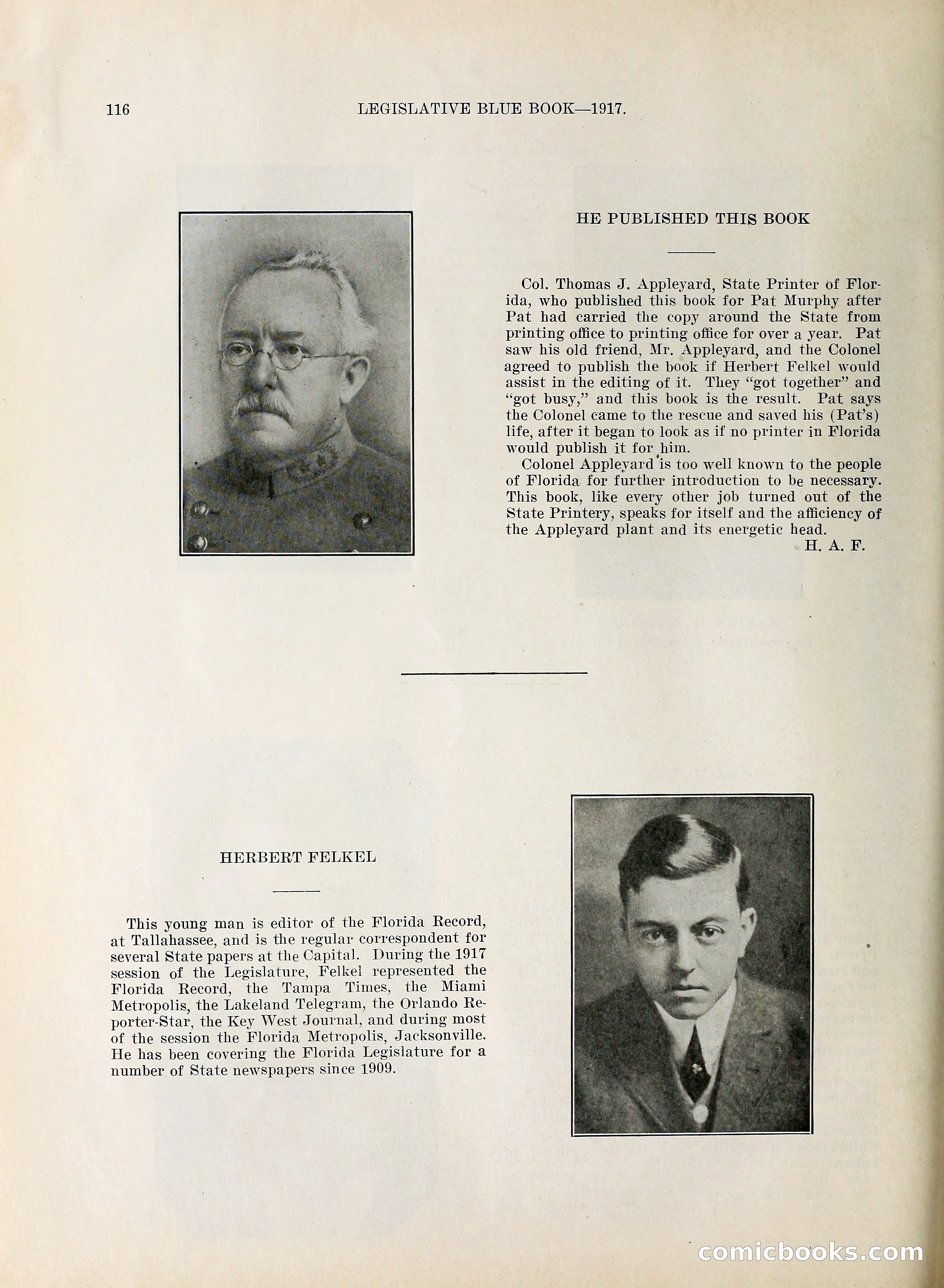 Legislative Blue Book, 1917 — page 125 of 148