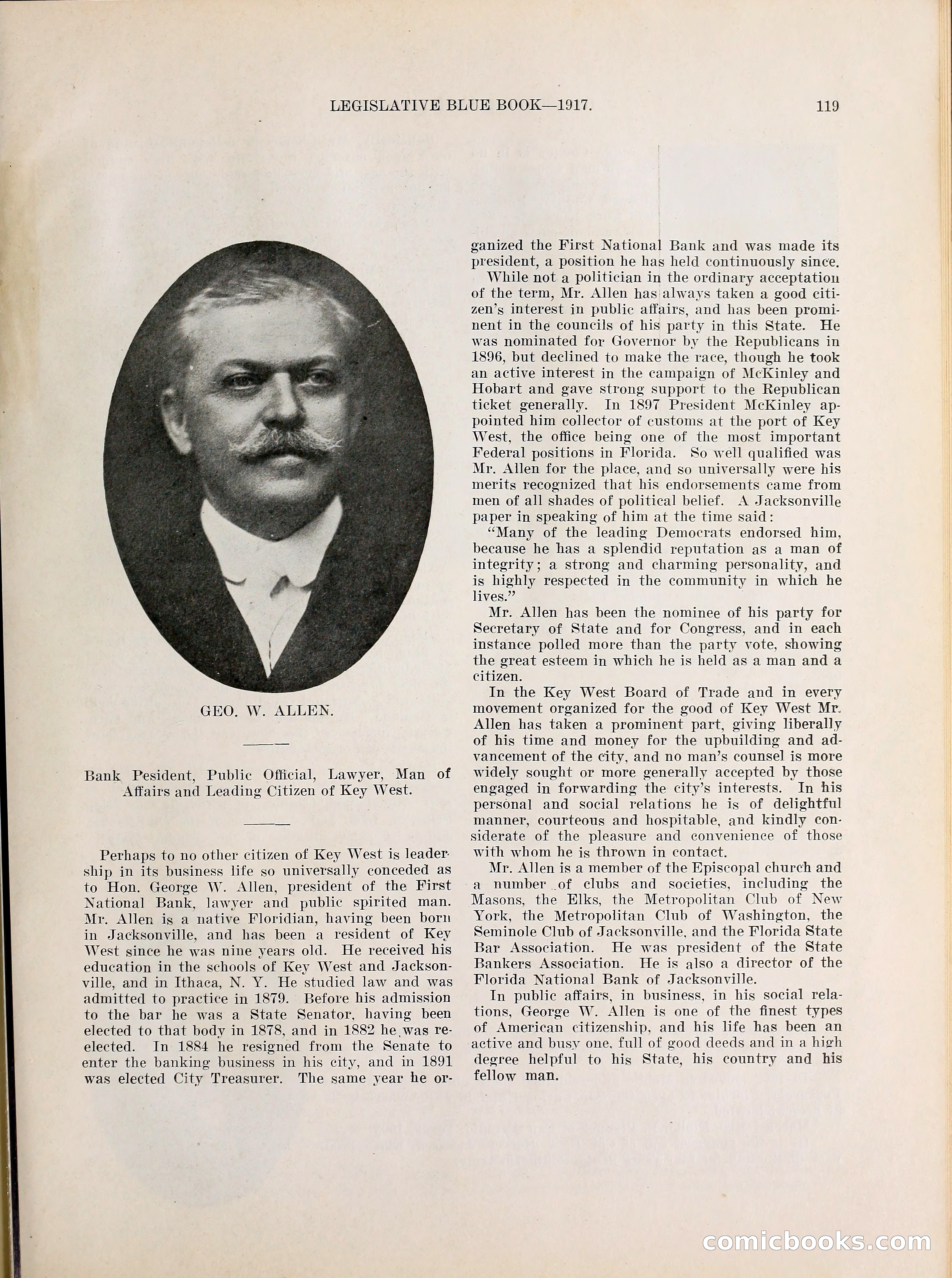 Legislative Blue Book, 1917 — page 128 of 148