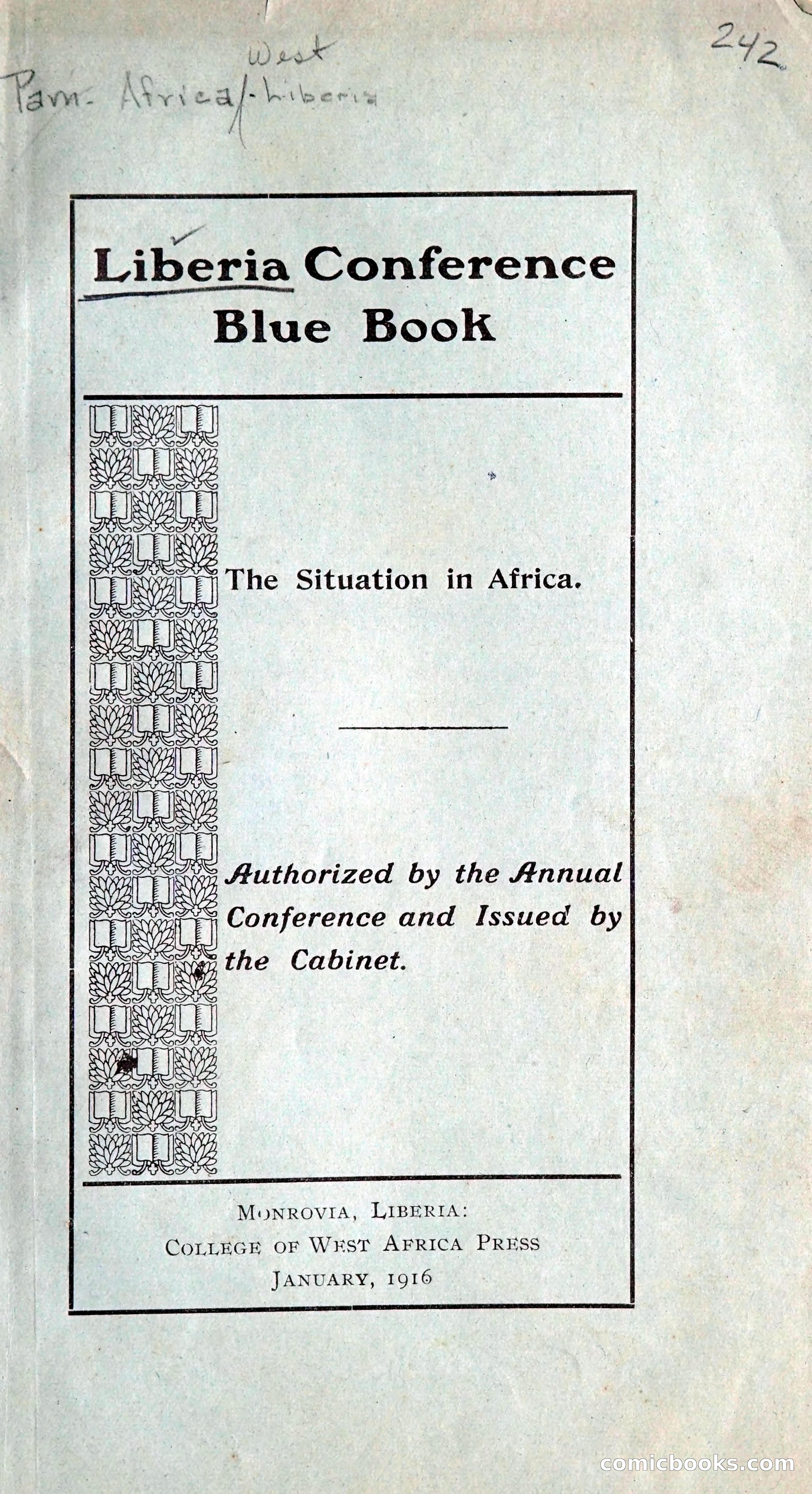 Liberia Conference Blue Book — page 2 of 23