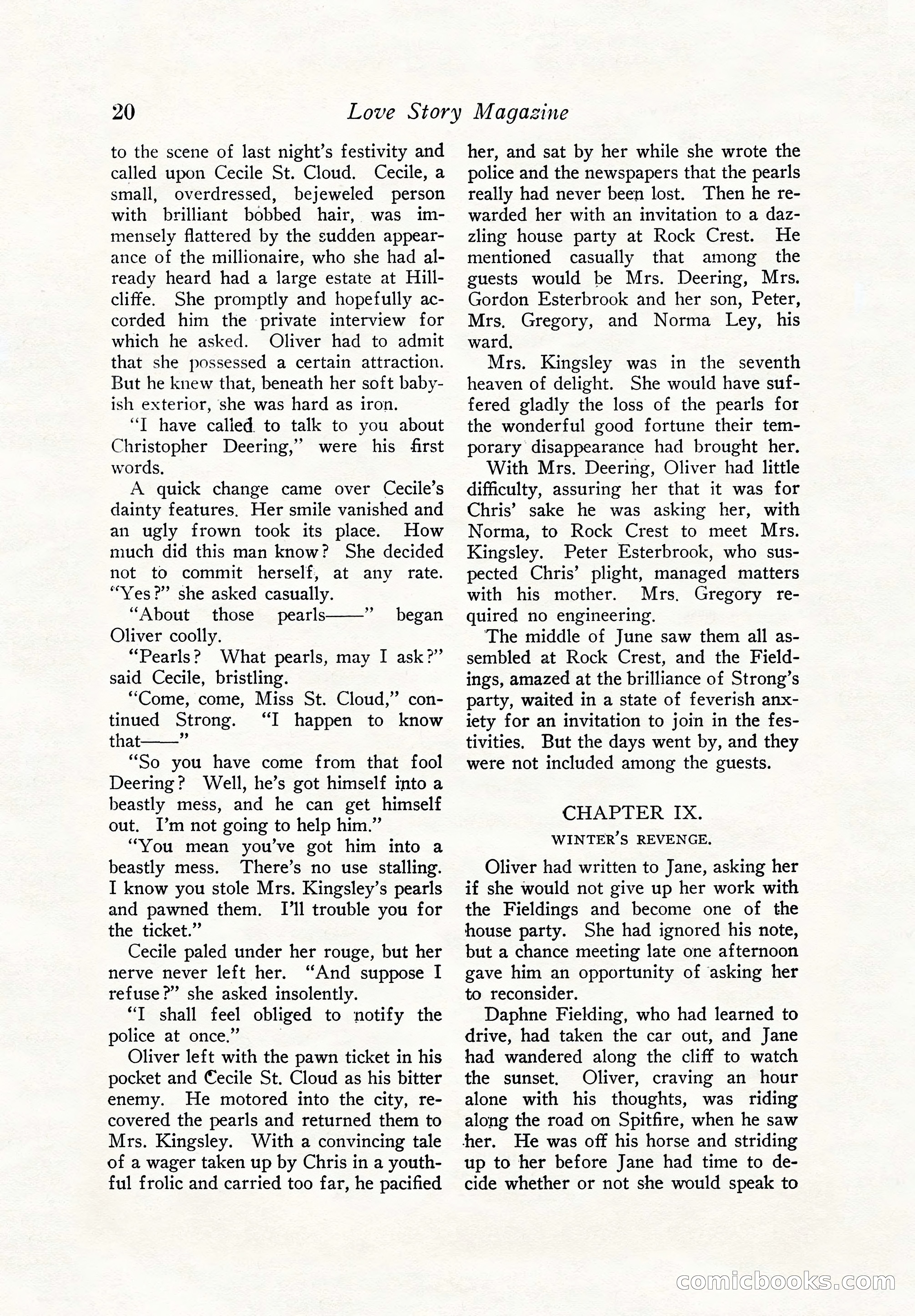 Illustrated Love Story Magazine — page 22 of 148