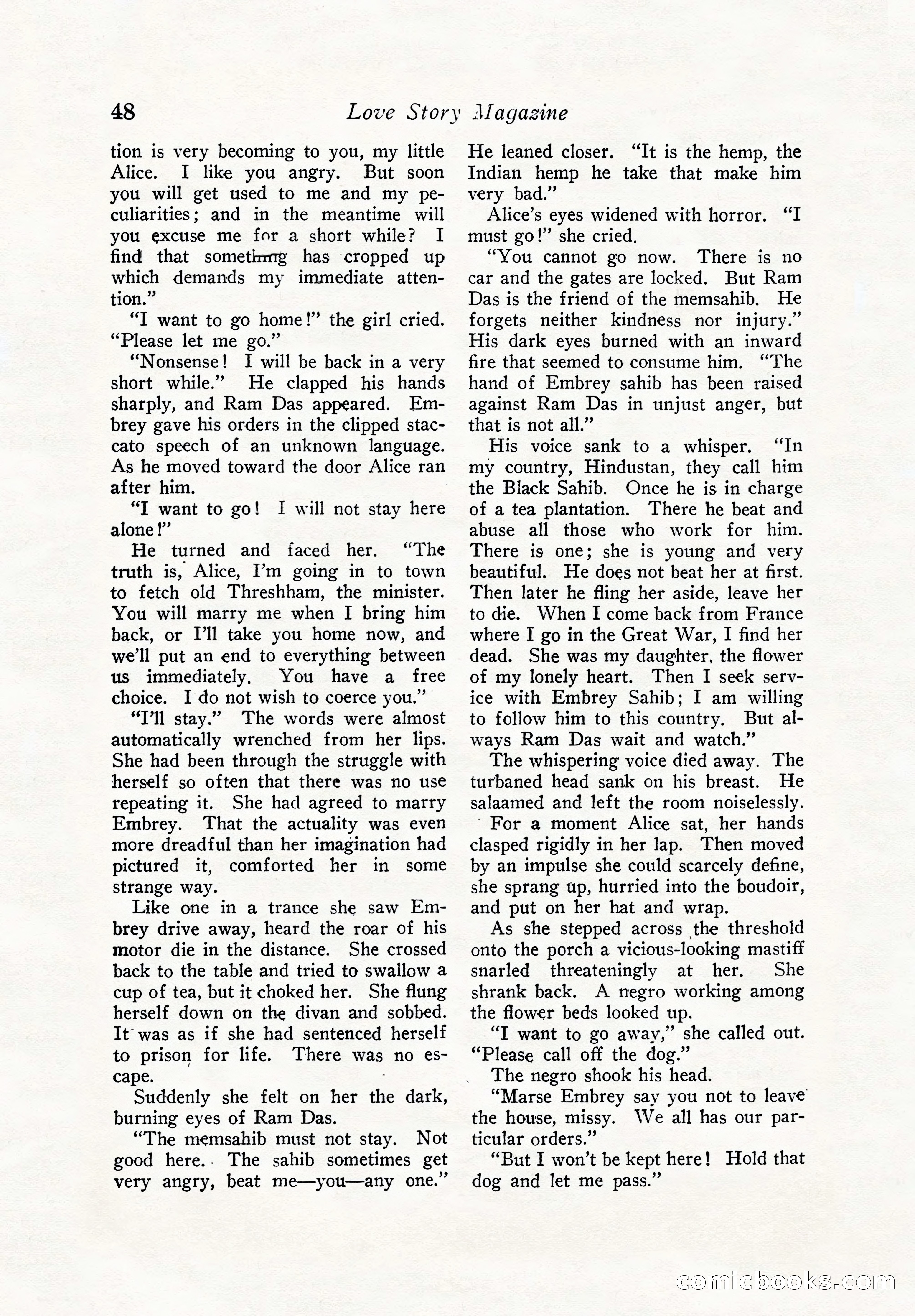 Illustrated Love Story Magazine — page 50 of 148