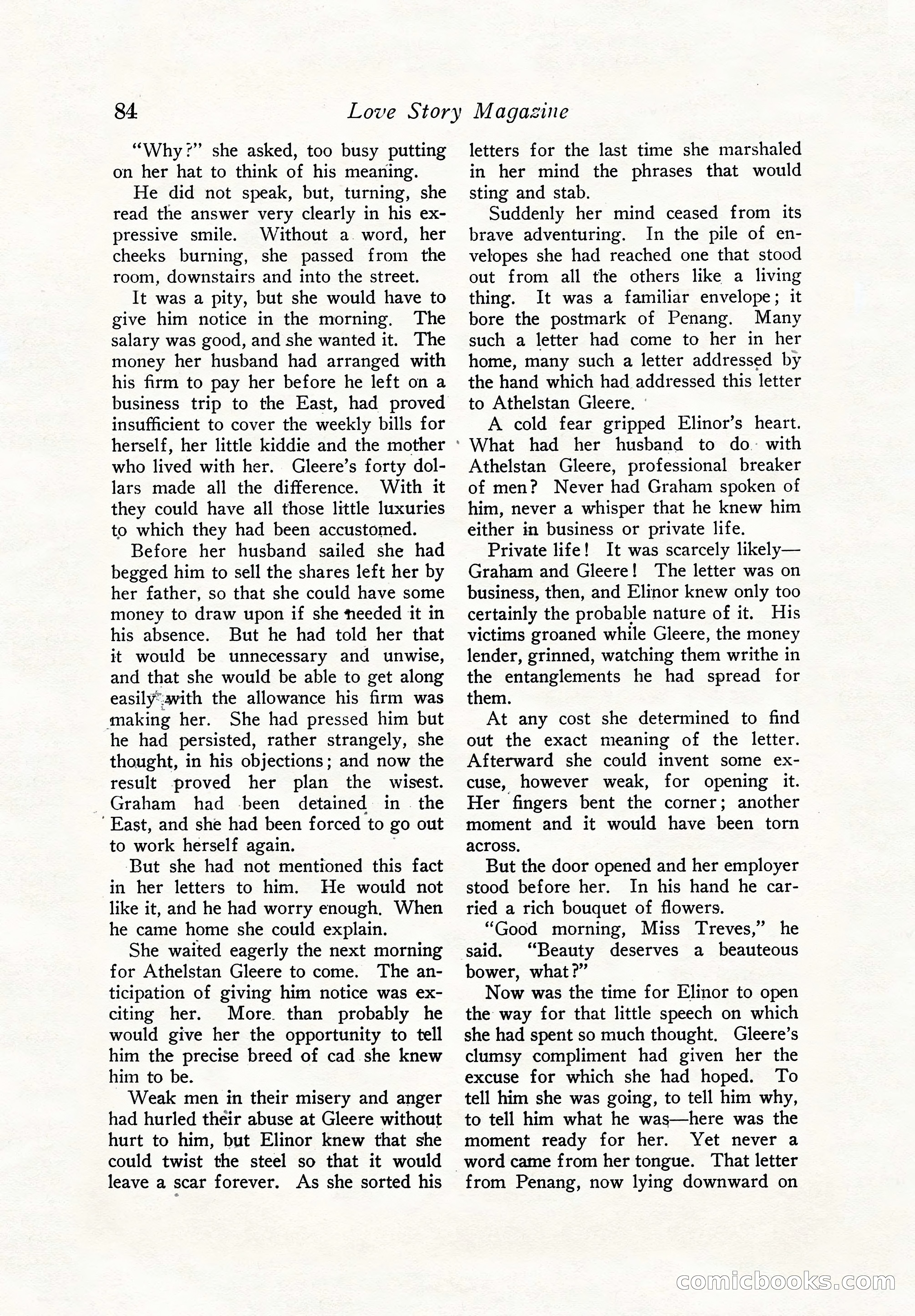 Illustrated Love Story Magazine — page 86 of 148