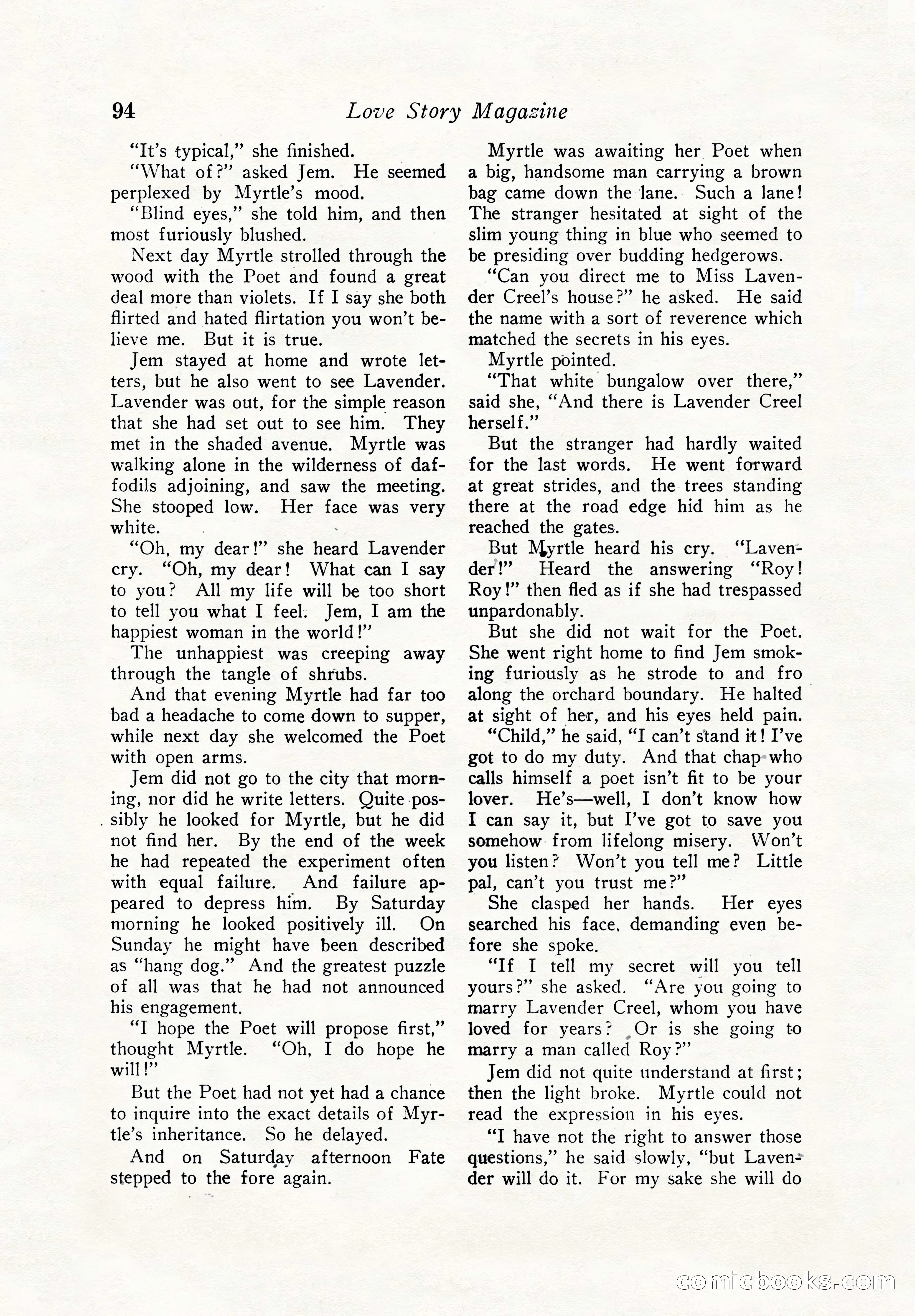 Illustrated Love Story Magazine — page 96 of 148