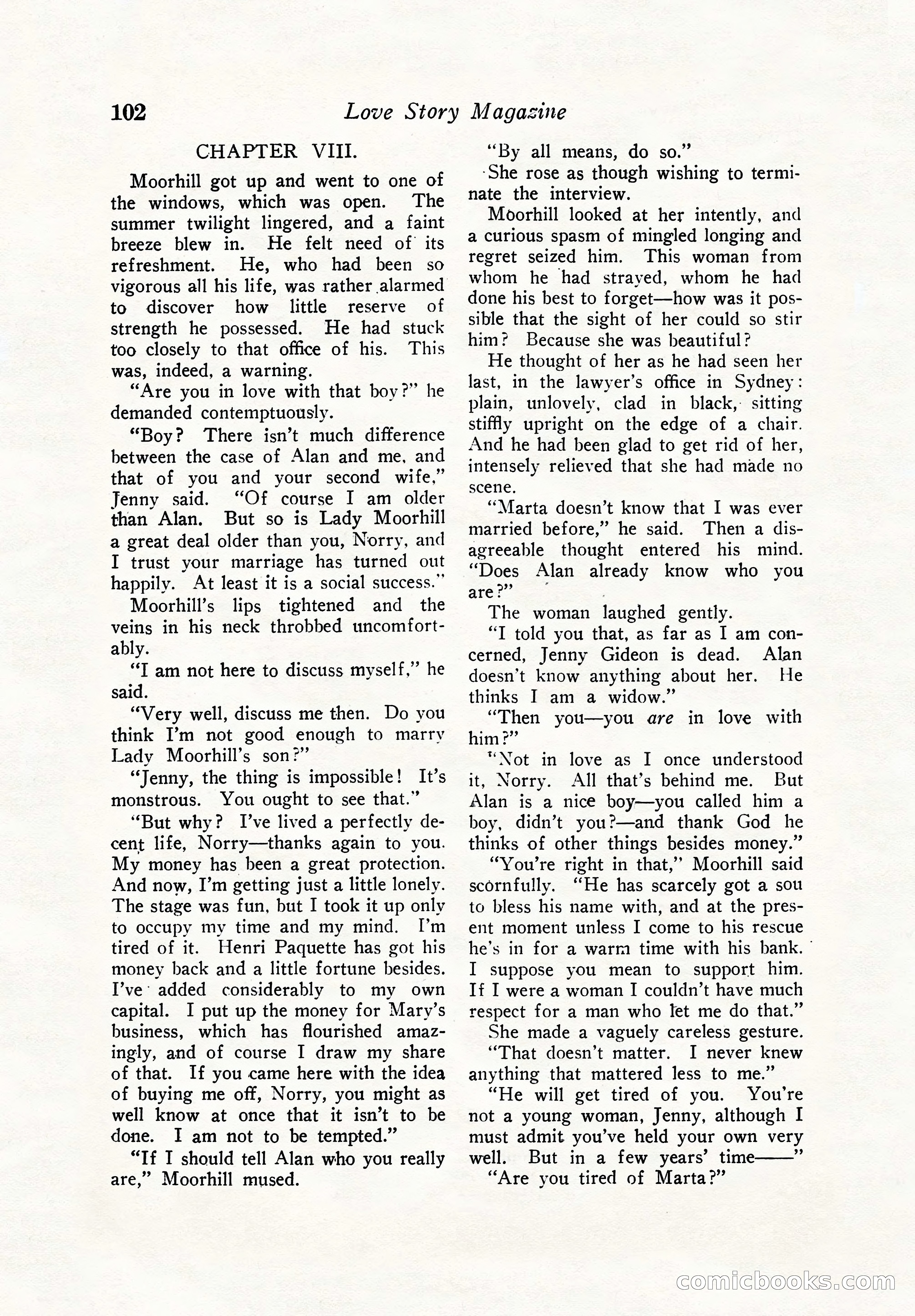 Illustrated Love Story Magazine — page 104 of 148