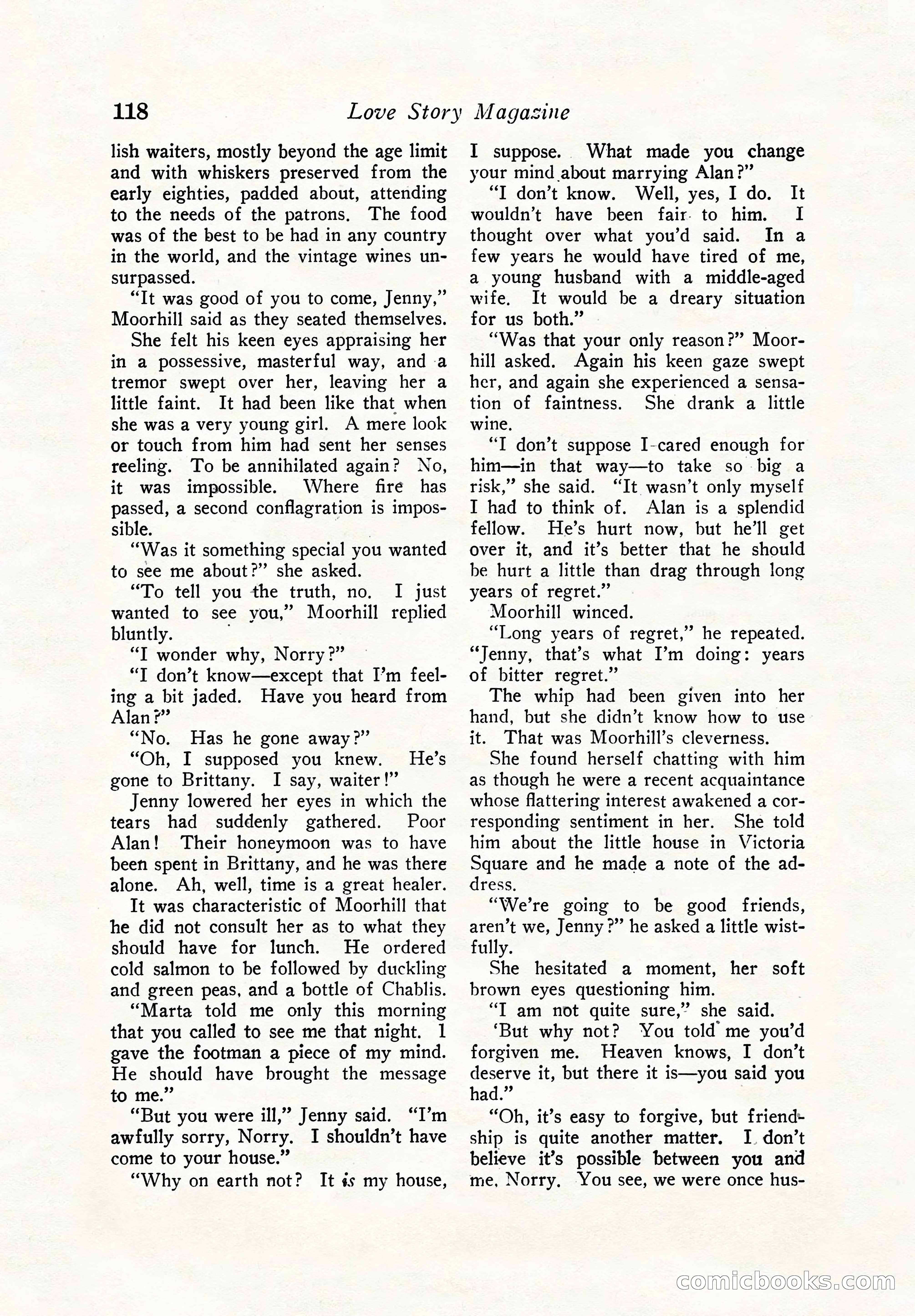 Illustrated Love Story Magazine — page 120 of 148