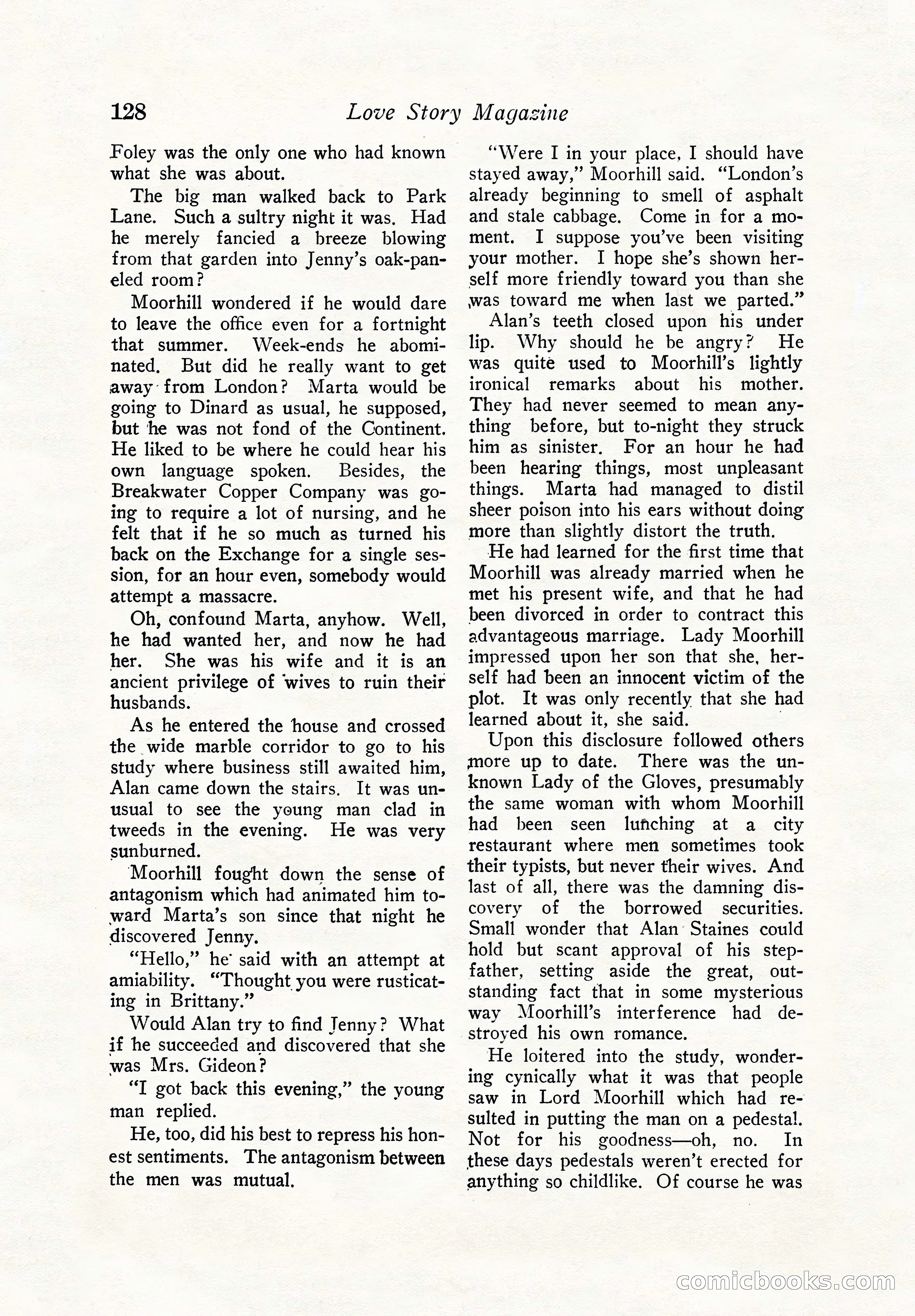 Illustrated Love Story Magazine — page 130 of 148