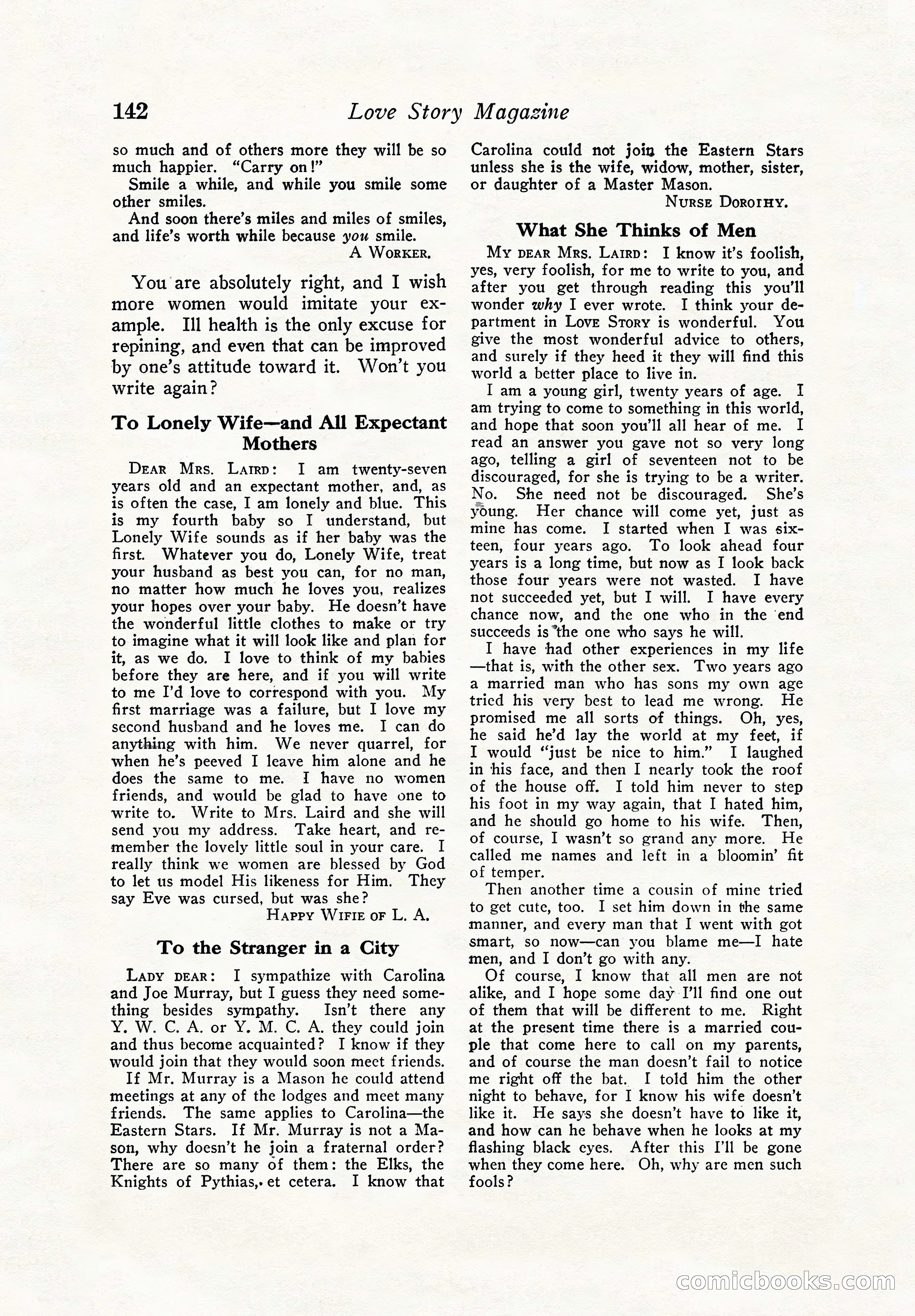 Illustrated Love Story Magazine — page 144 of 148