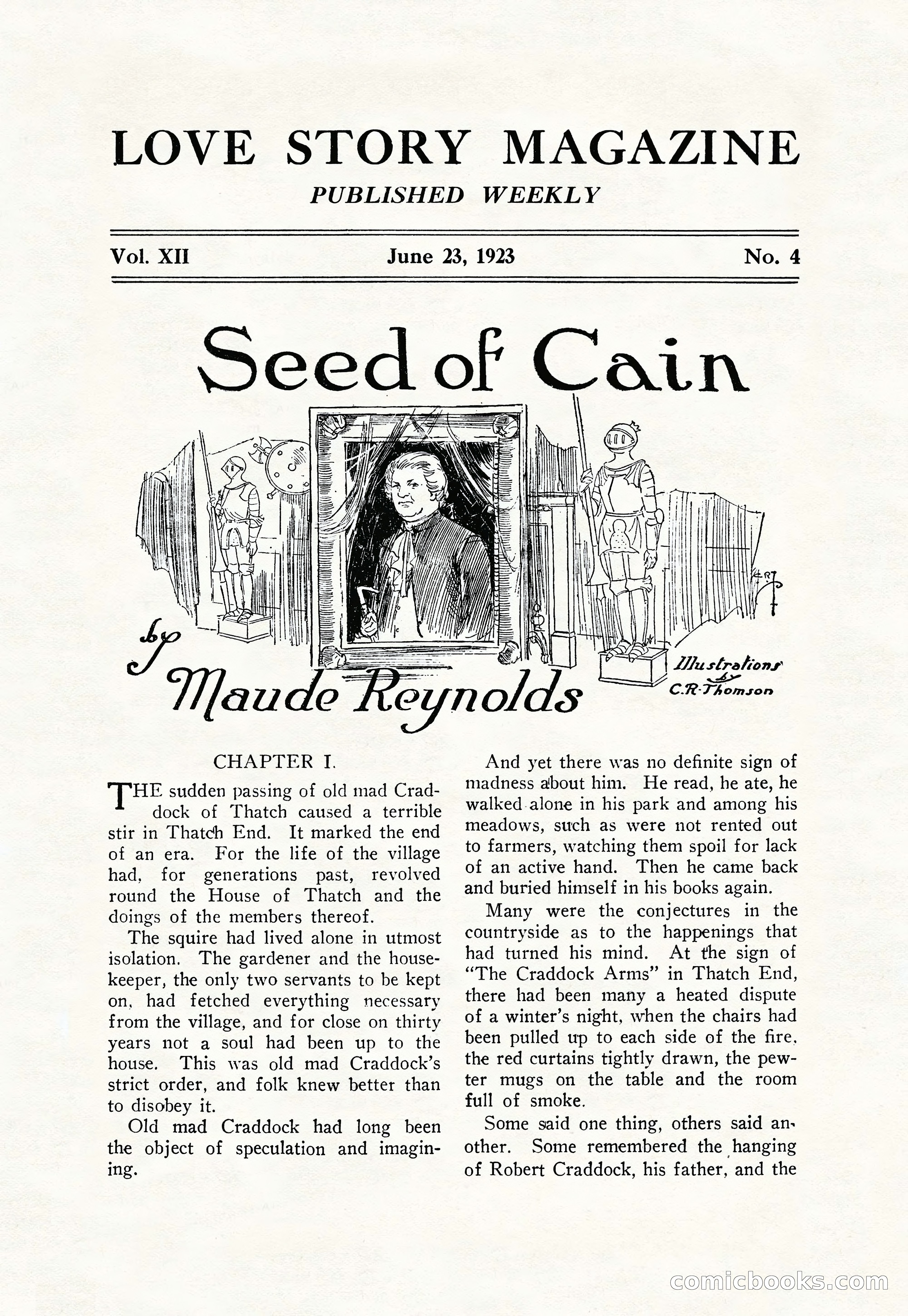 Love Story Magazine, June 23, 1923 — page 5 of 148