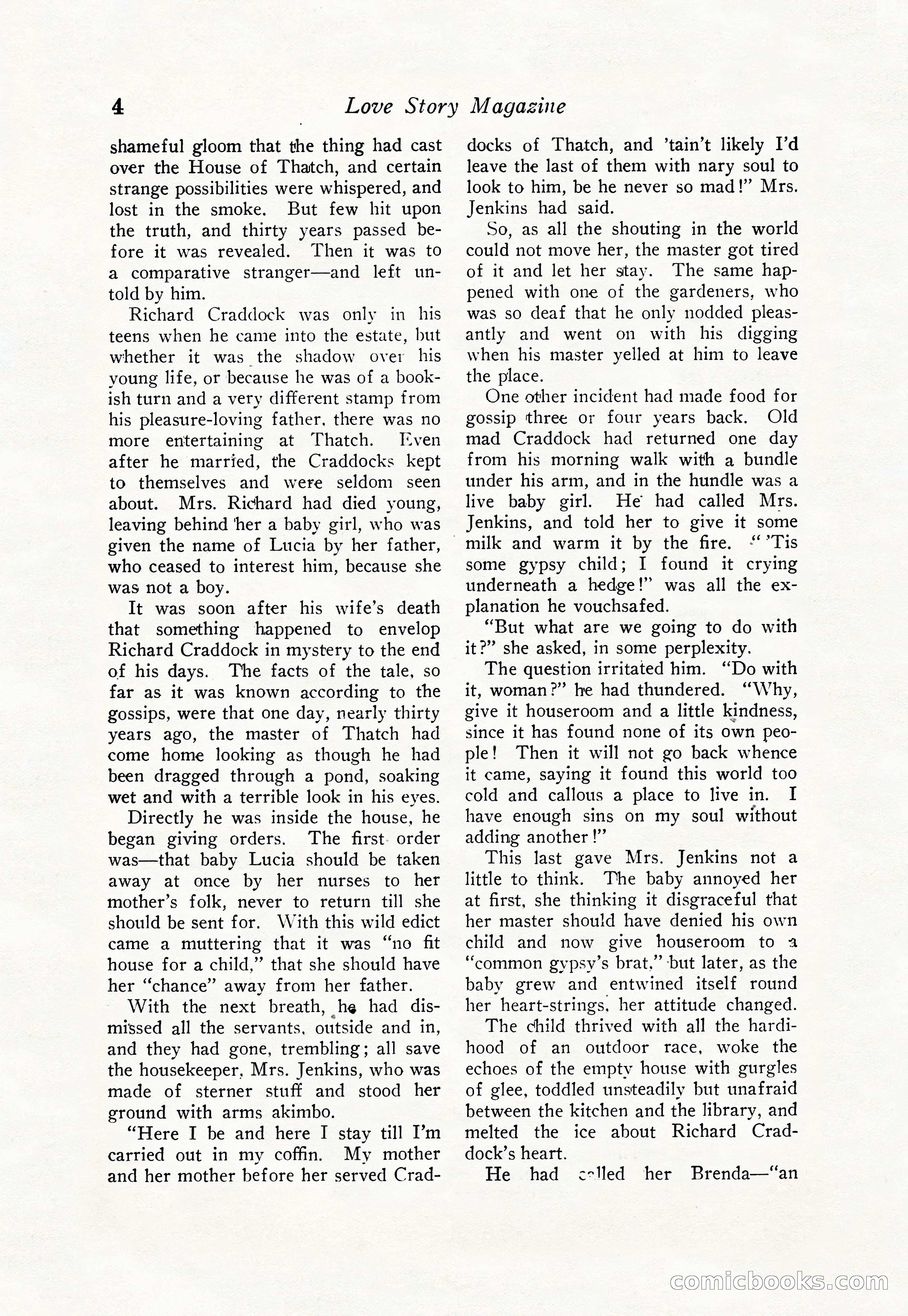 Love Story Magazine, June 23, 1923 — page 6 of 148
