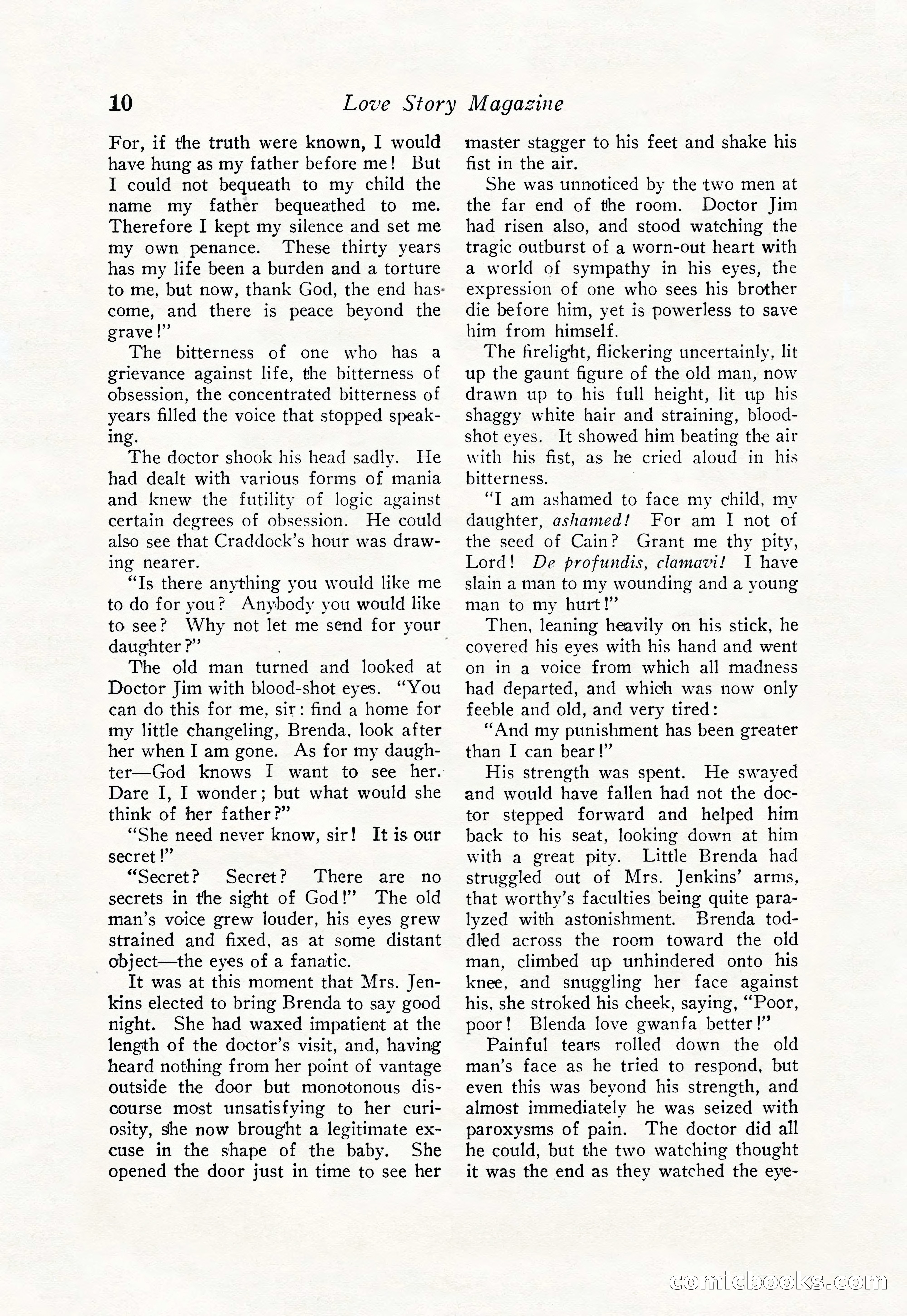 Love Story Magazine, June 23, 1923 — page 12 of 148