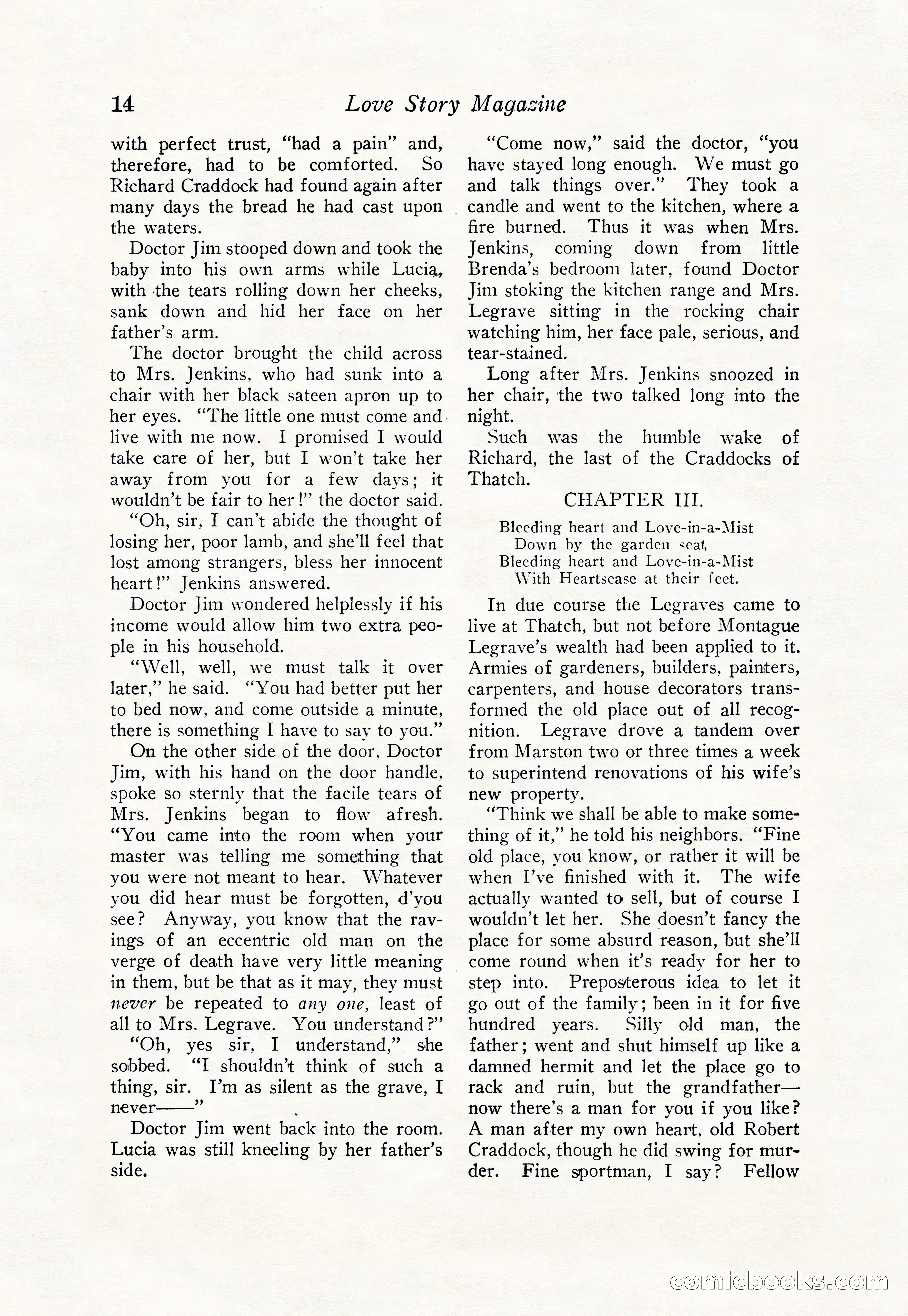 Love Story Magazine, June 23, 1923 — page 16 of 148